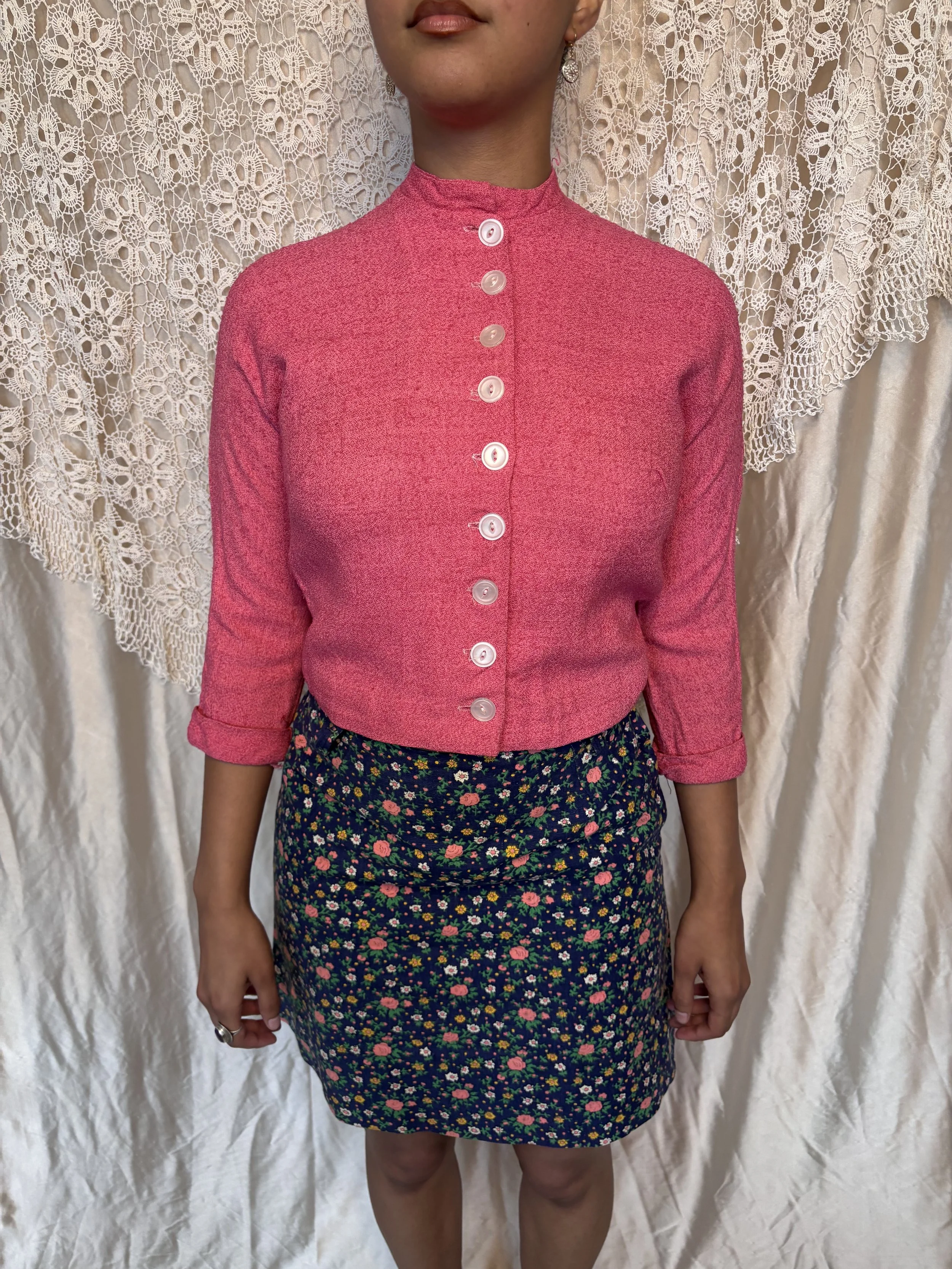 1950's Hot Pink Top