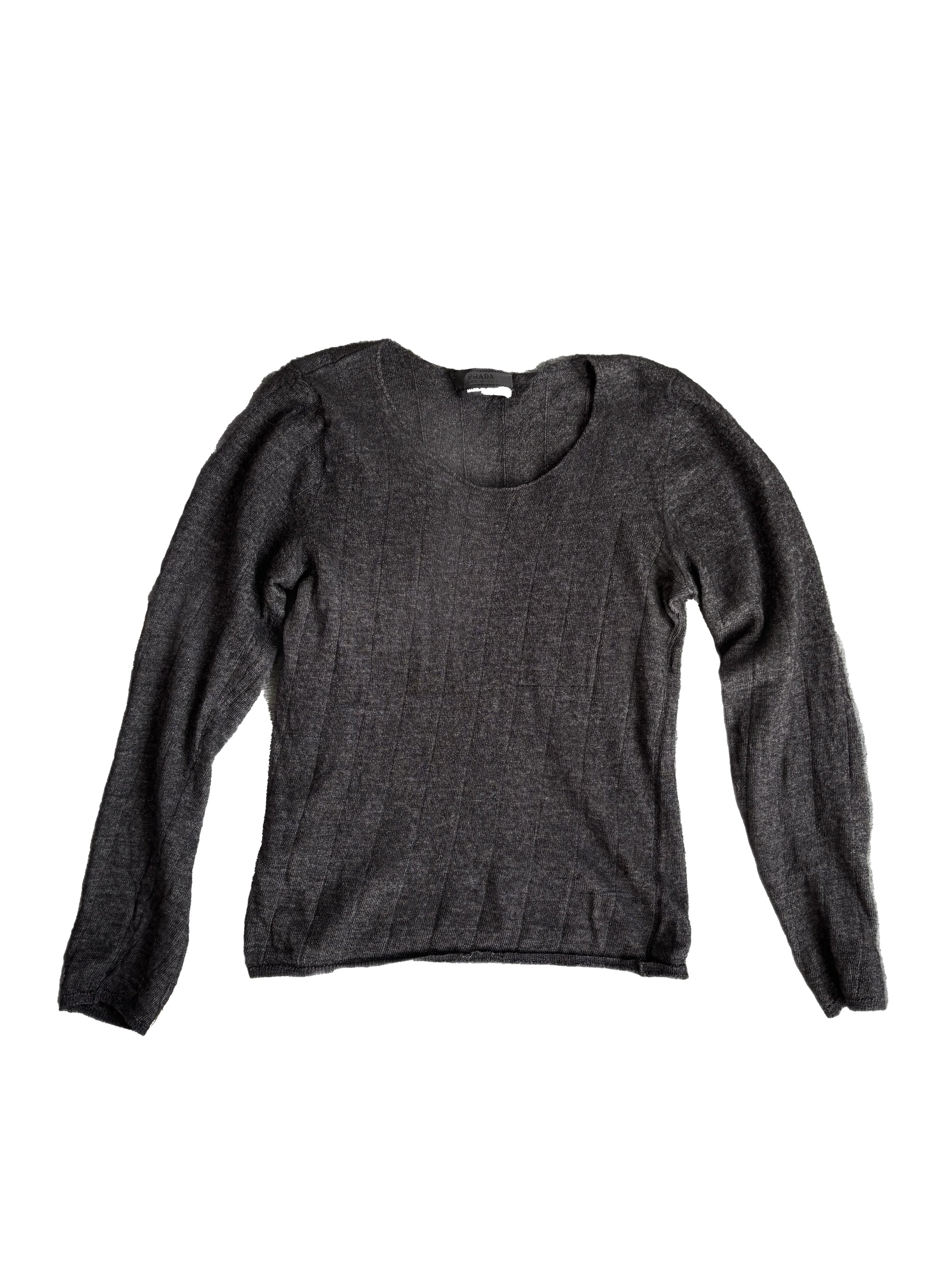 Prada Charcoal Sweater