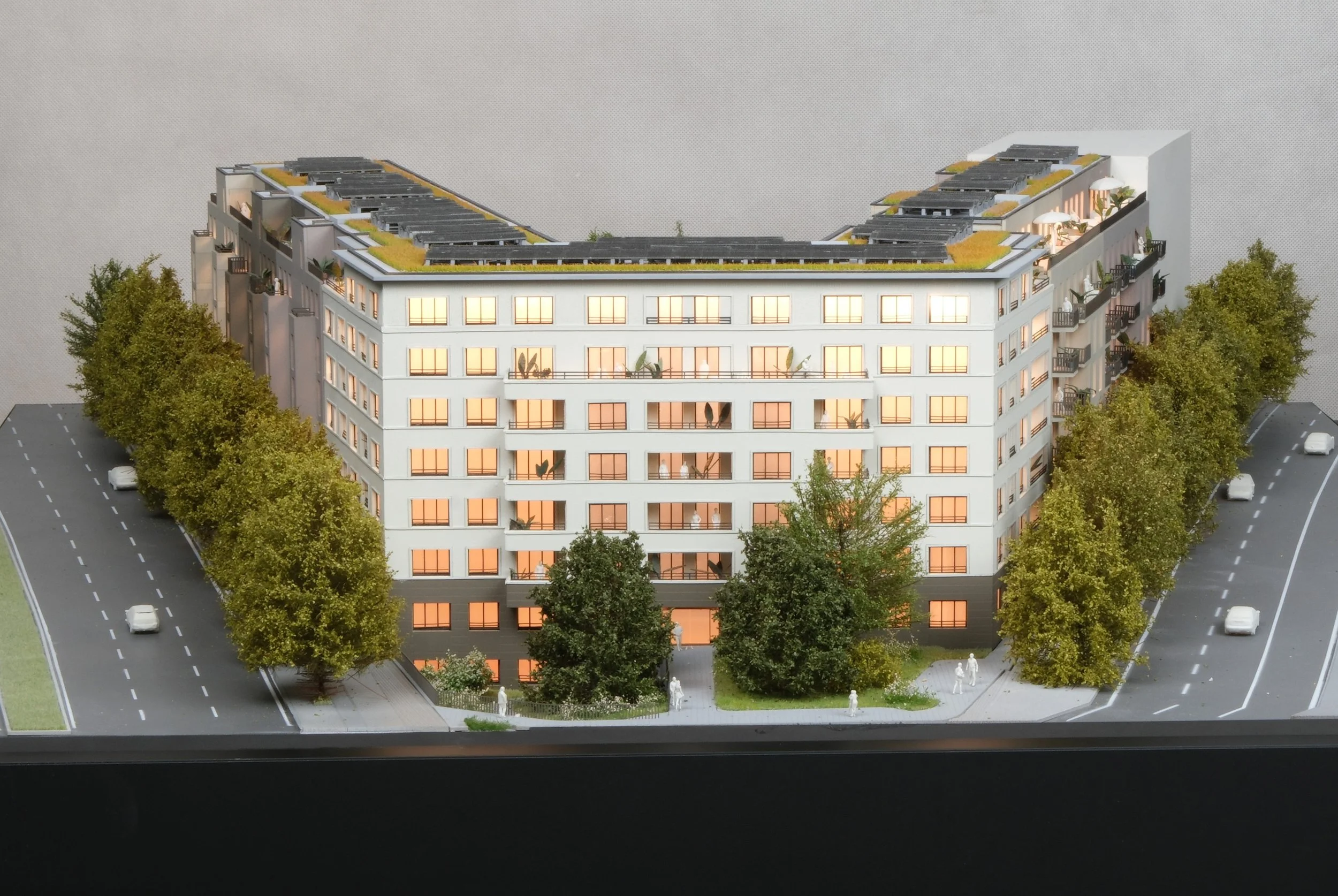 Architekturmodell Berlin skala 1:150
