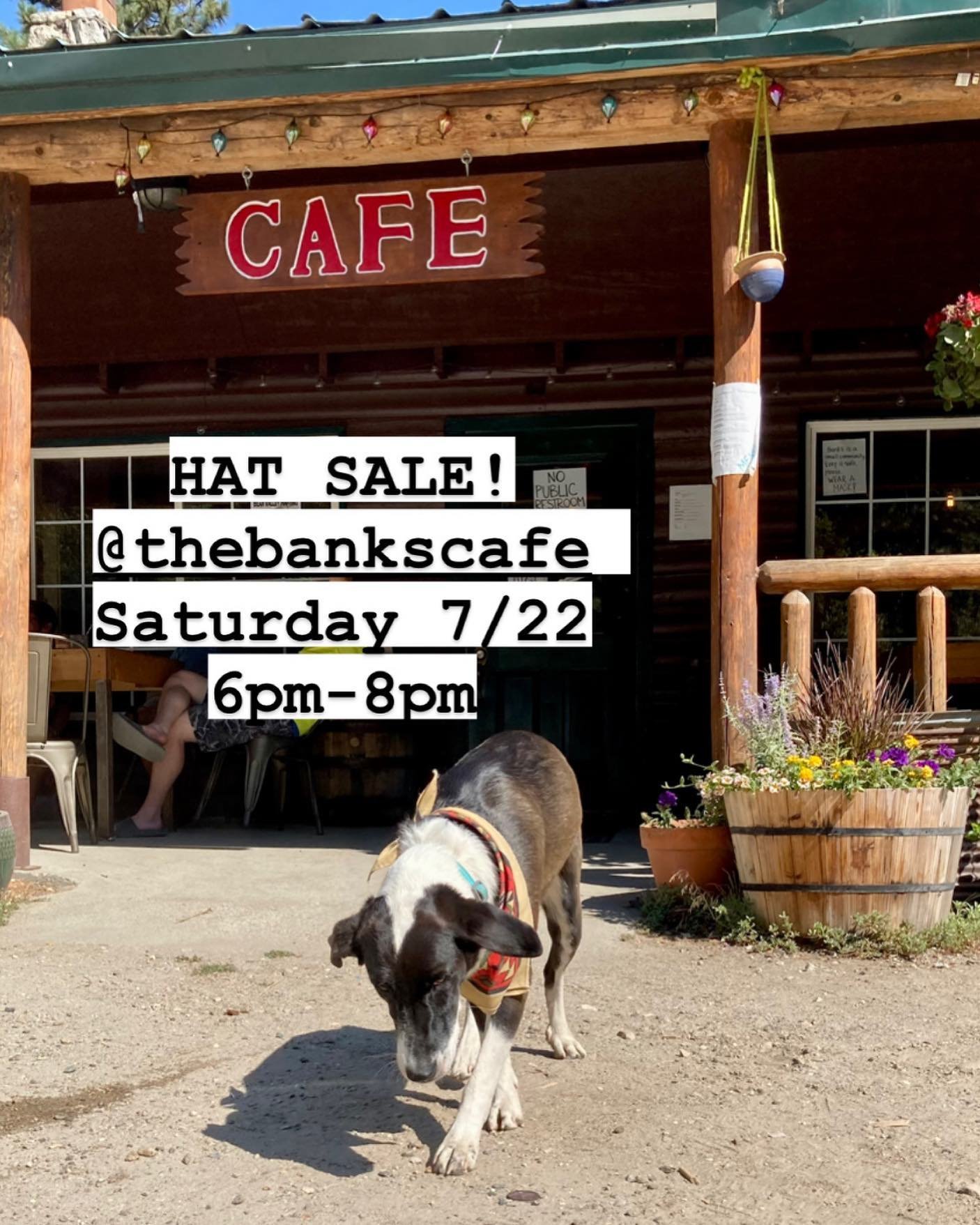 Very last minute, but I&rsquo;ll be selling some hats @thebankscafe tomorrow (Saturday 7/22) from 6-8pm! This is my first in person sale! Come say hi, grab a drink and check out some hats❤️

Huge thanks to the folks at Banks for allowing me to return