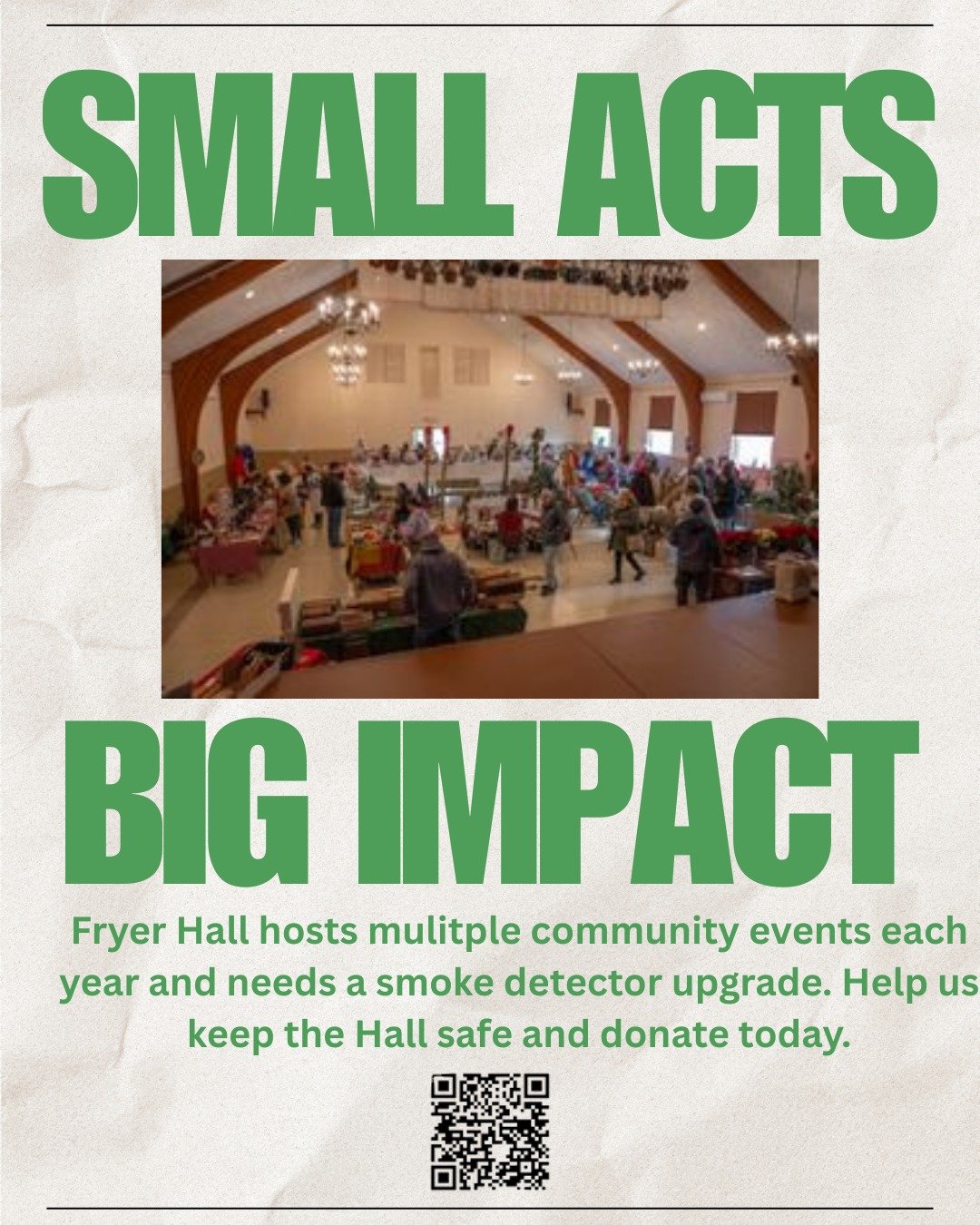 St. Luke&rsquo;s, home your favorite PUMPKIN PATCH, need your help.
After a recent inspection it was observed that we are out of code
with our smoke detectors in the Fryer Hall portion of the campus.
This building is where a large portion of our outr