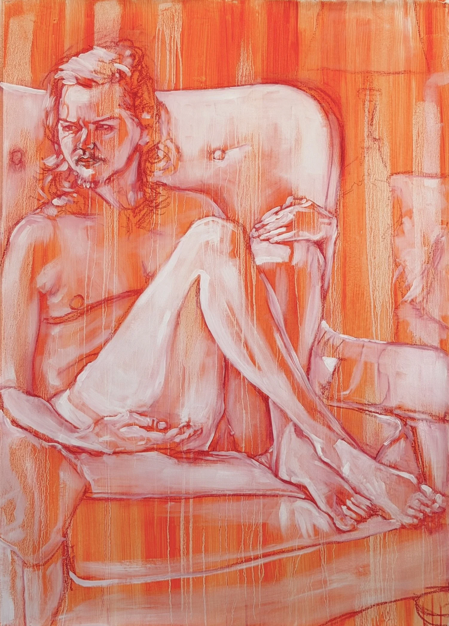 American Beauty #27 58.5"x42" Oil on canvas