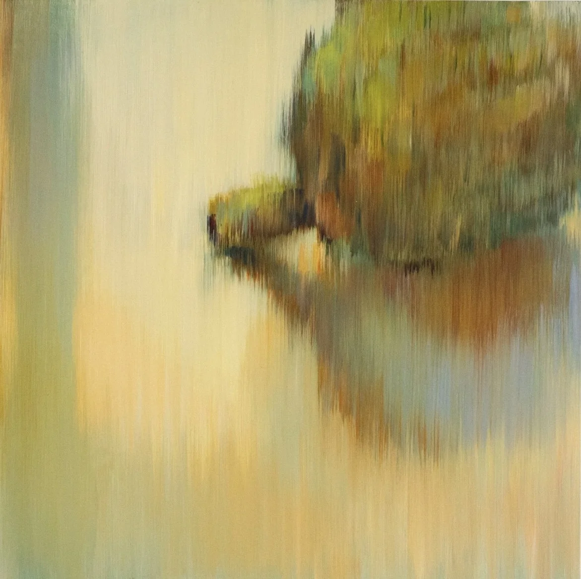 Artichokes 2008 36" x 36" oil on cradled birch panel