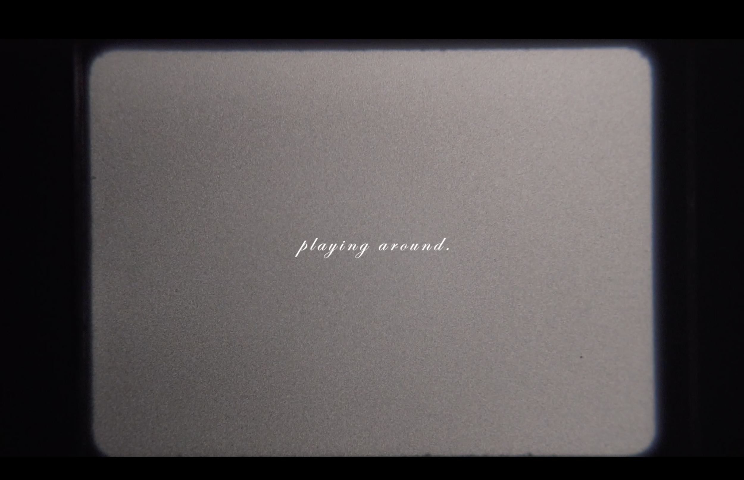 playing around. | college project