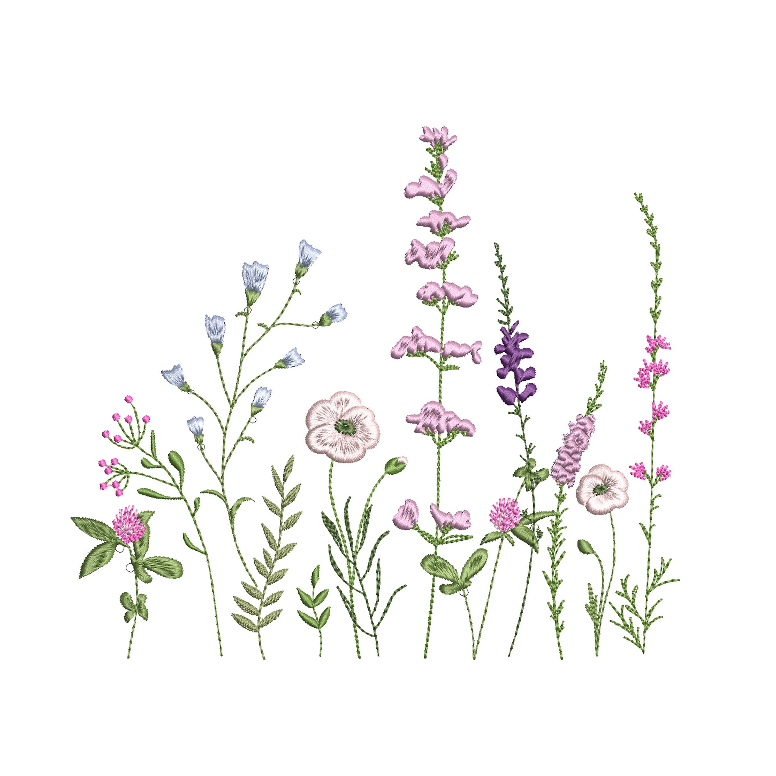 Sweet Meadow Machine Embroidery Design File