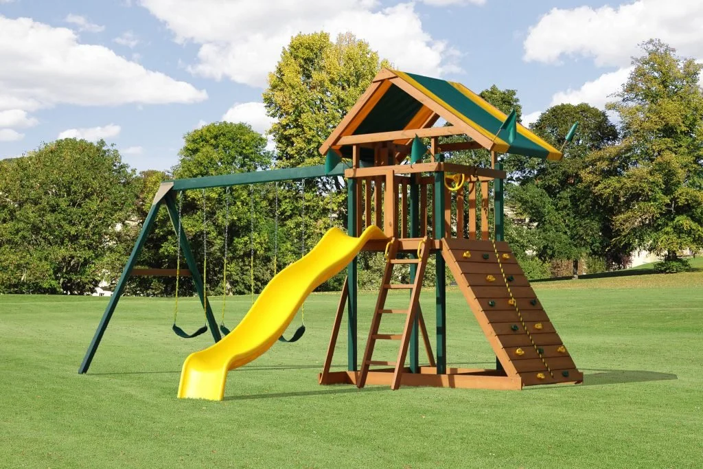 Playset with swings