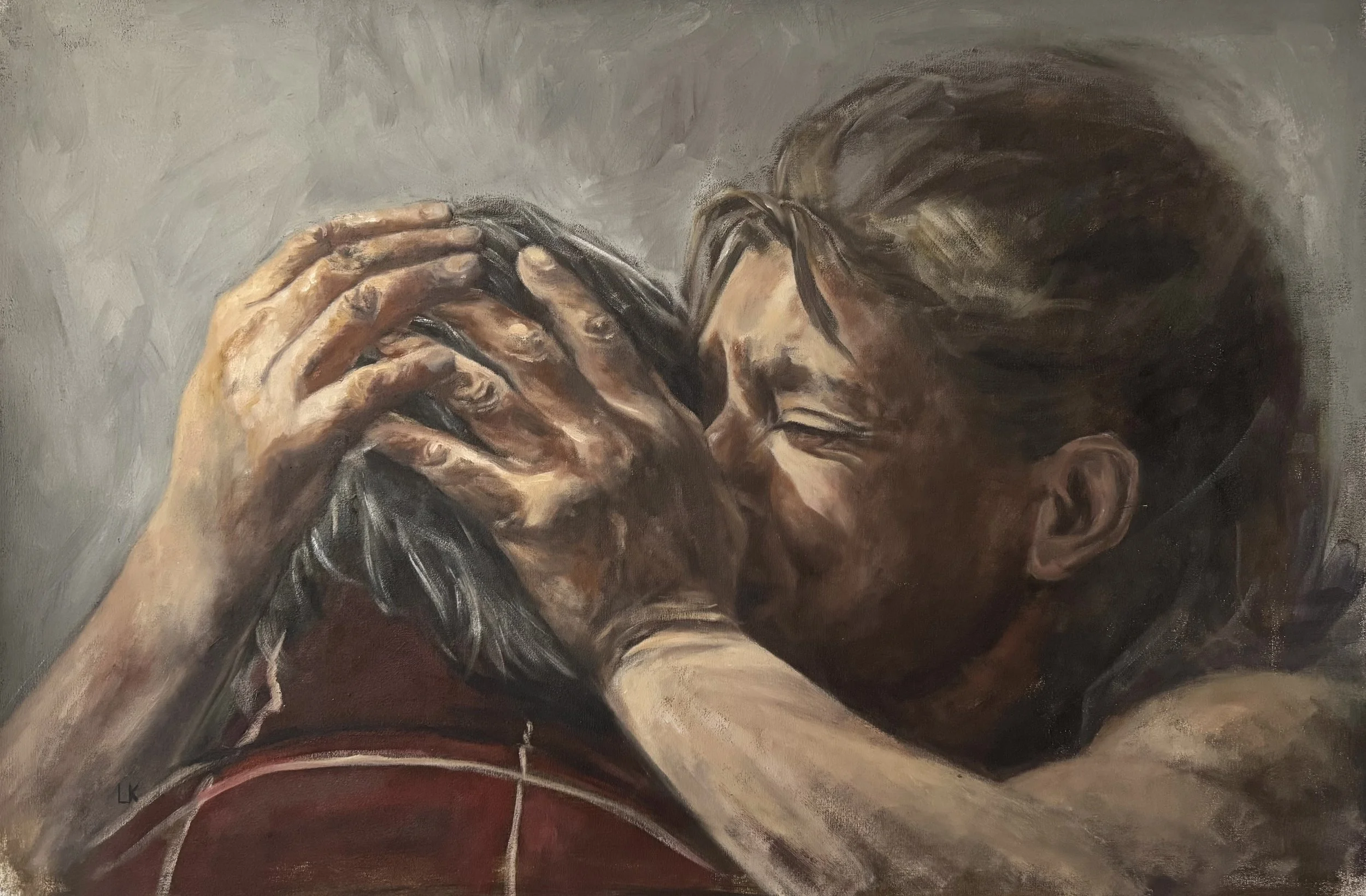 The Old Mother, 2025,  Oil on Canvas - 100x75 cm