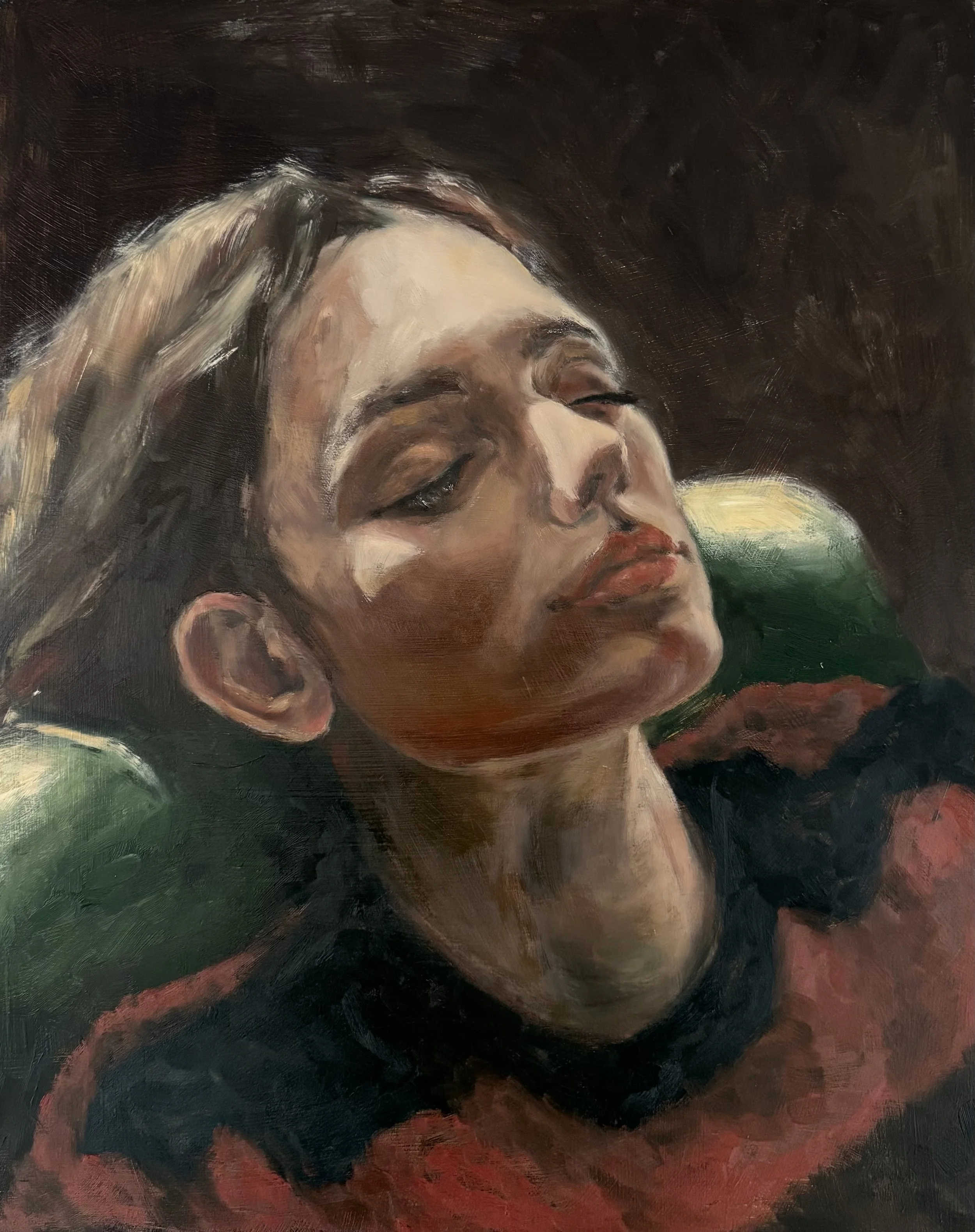Not Here,  2026
Oil on Board, 40x50 cm
