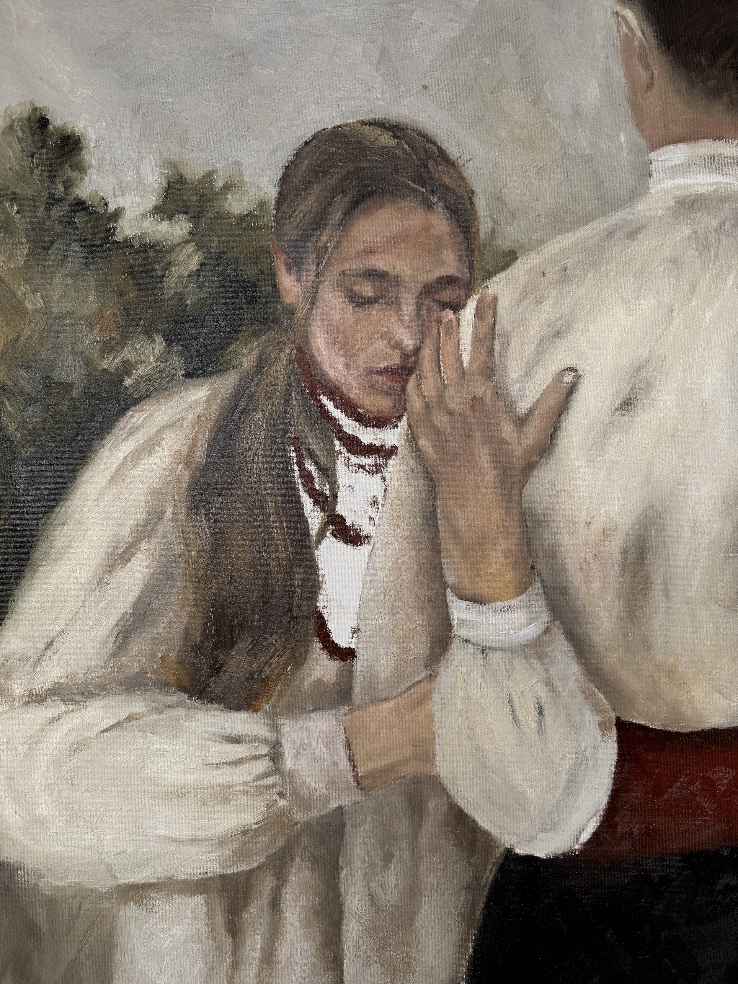 The Last Goodbay, 2024, Oil on Canvas - 50x70 cm