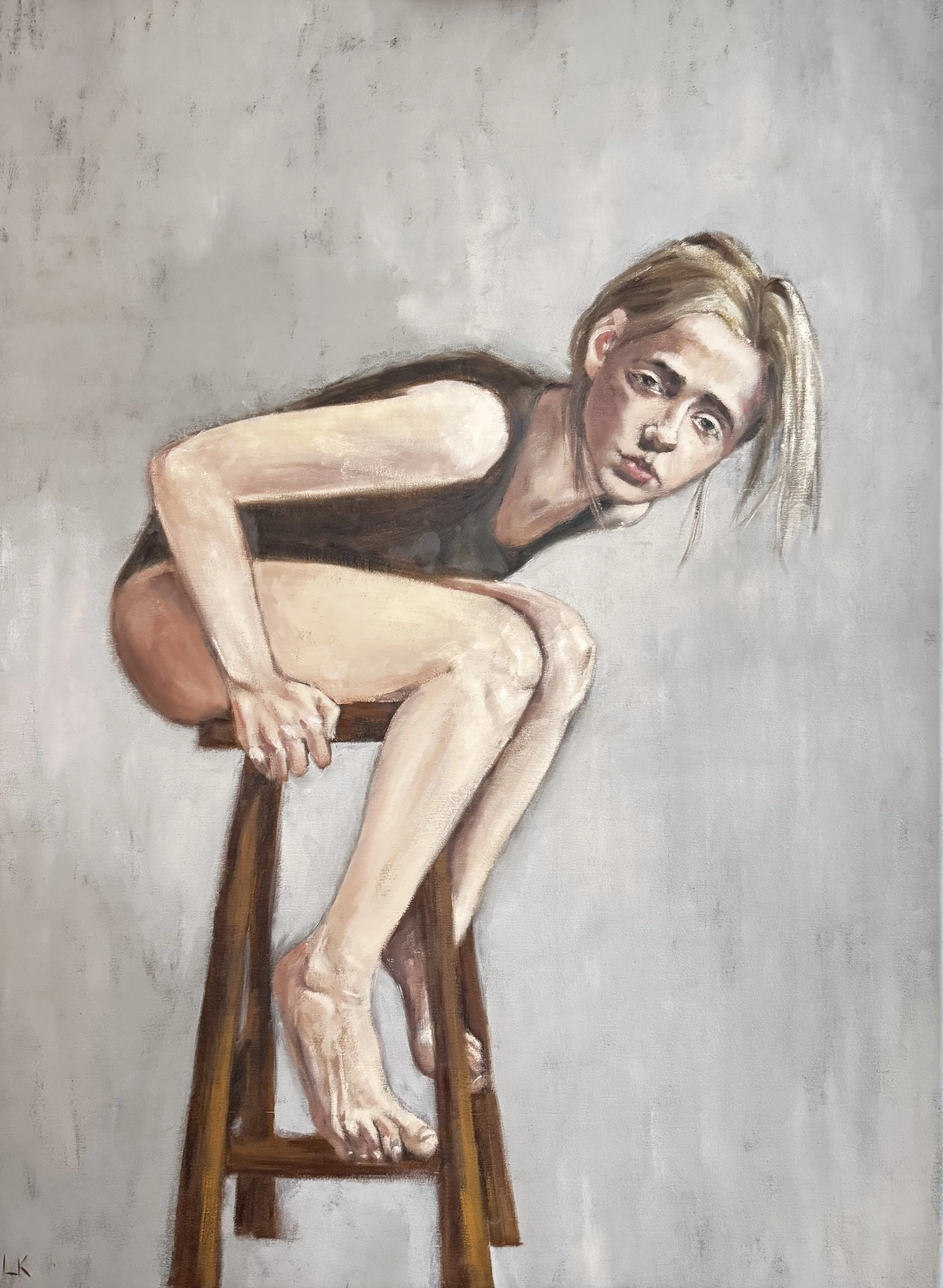 All I Have Are Questions, 2026,
 Oil on canvas, 80x110 cm