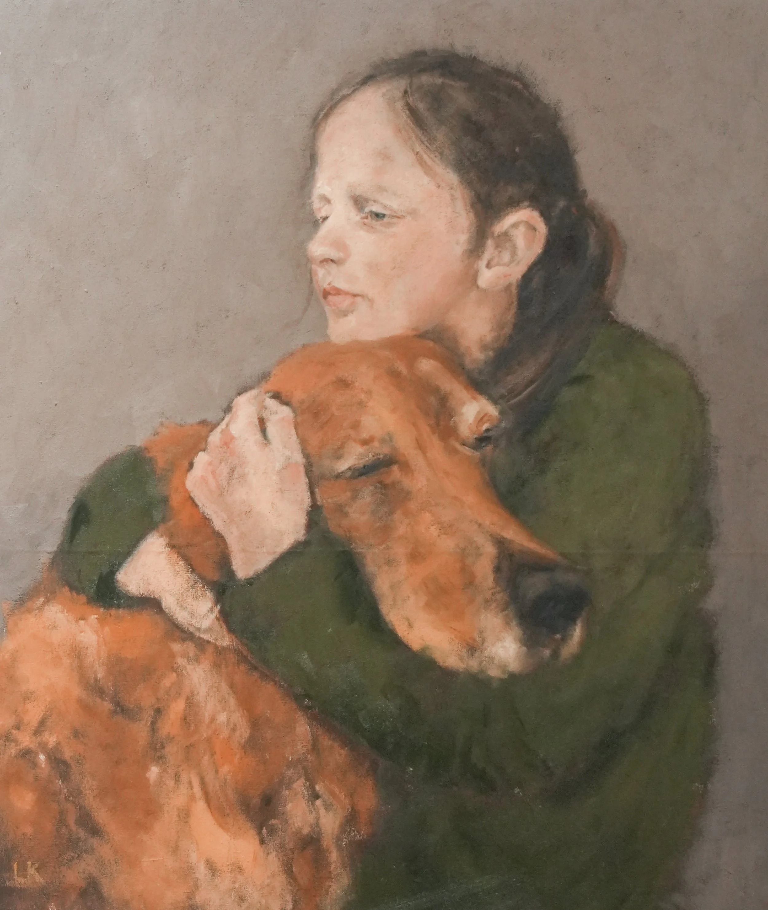 A Borrowed Friend, 2026, Oil on Canvas, 60x70 cm