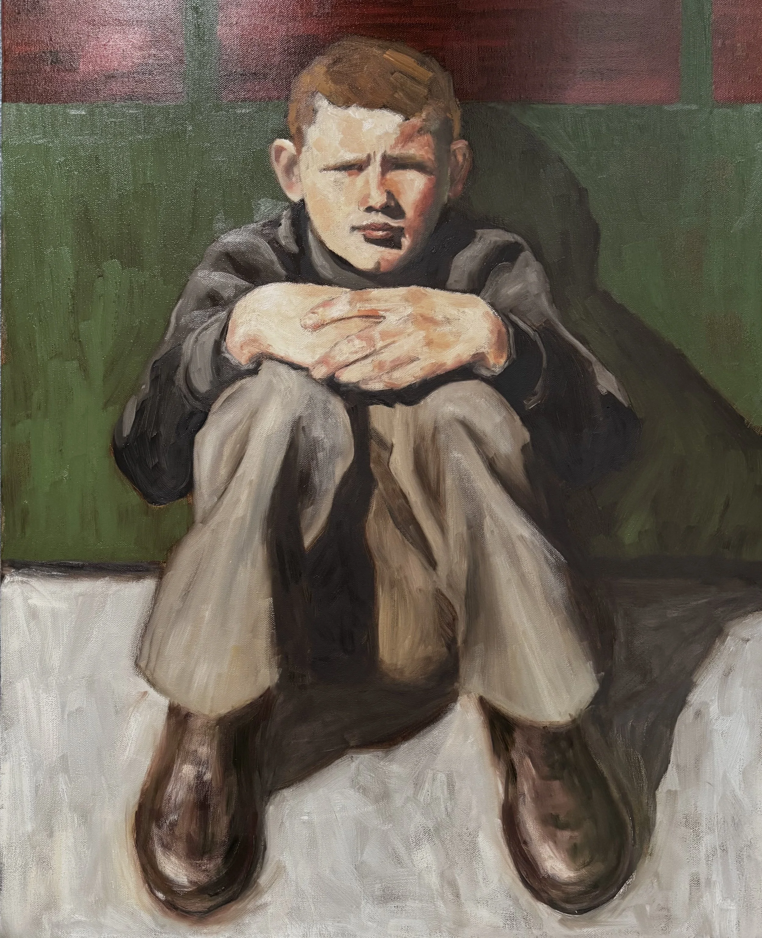 The Green Fence, 2025, Oil on Canvas - 61x76 cm