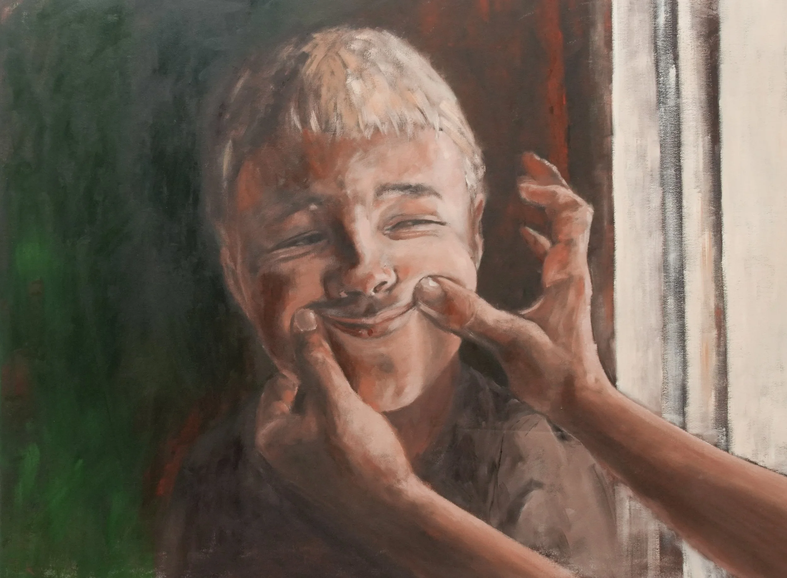 Why Aren’t You Smiling? 2026, Oil on Canvas, 110x80 cm