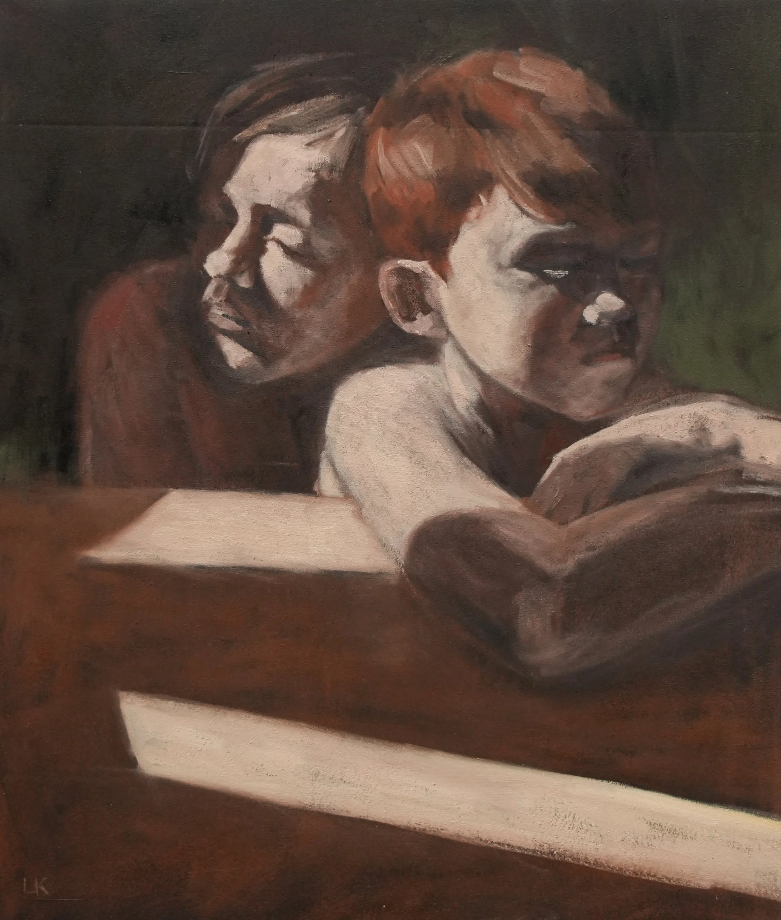Emotional Support, 2026, Oil on canvas, 60x70 cm