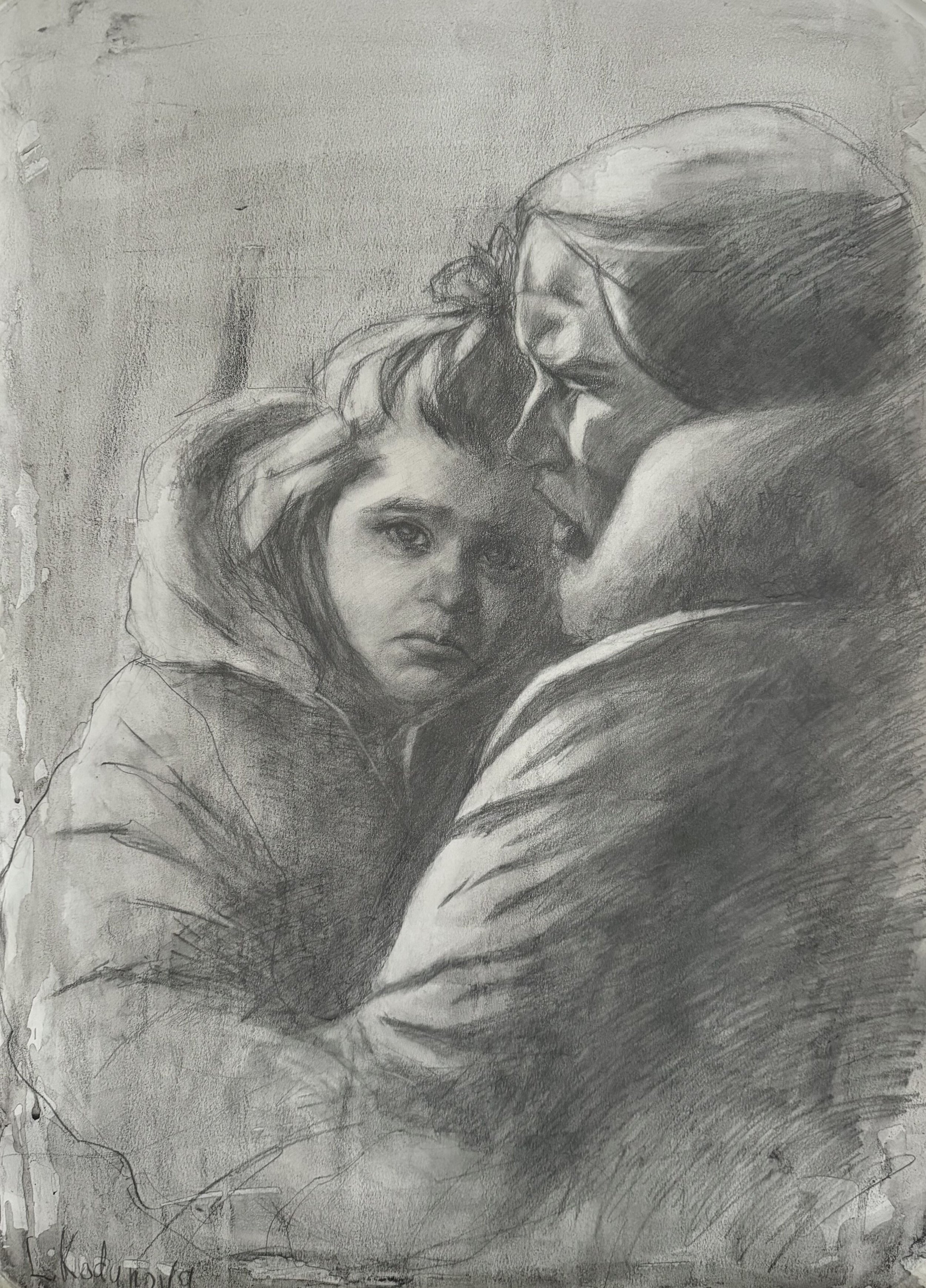 Refugees, 2024, 40x50 cm