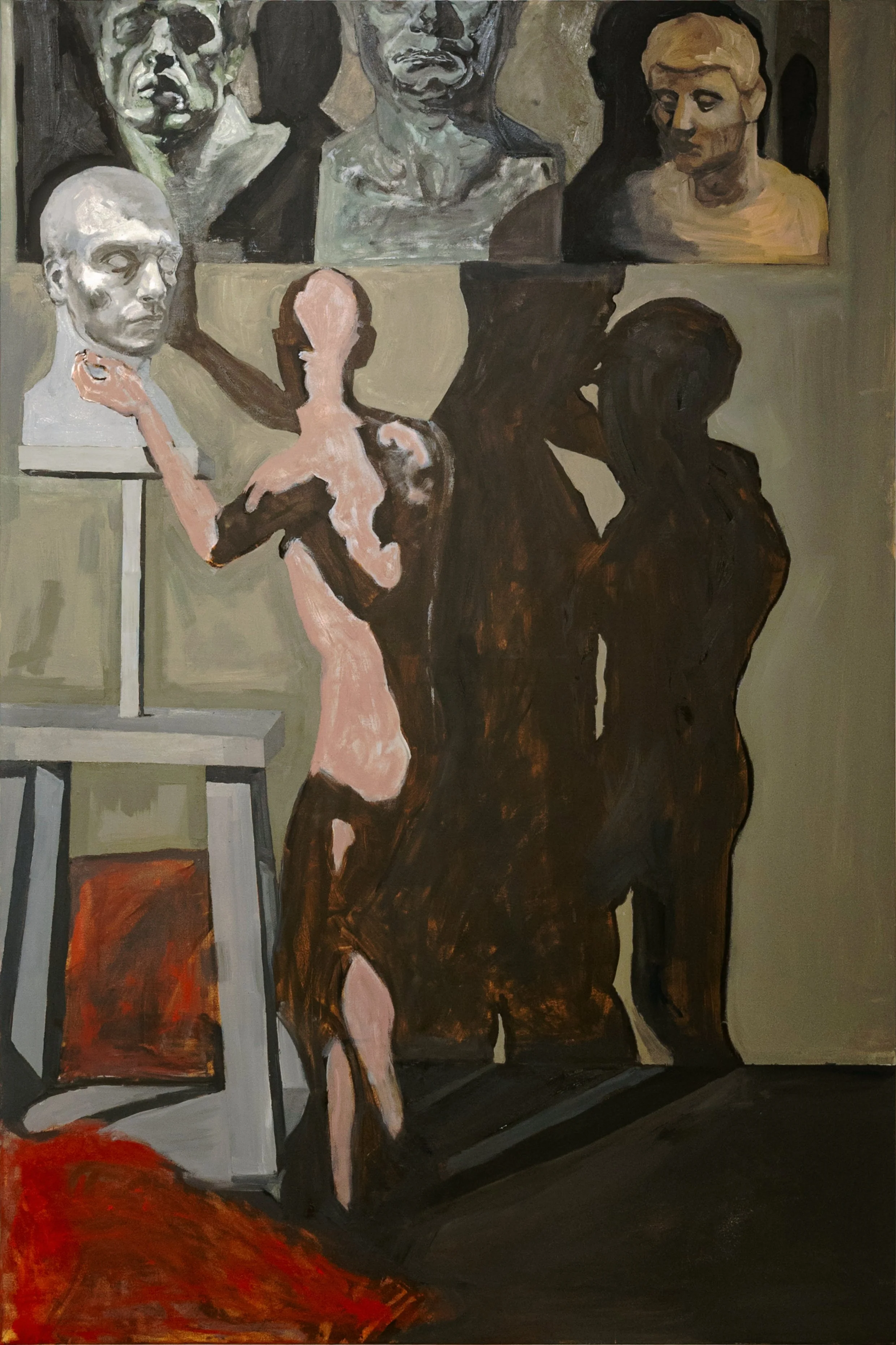 The Gap, 2026. Oil on canvas — 72 x 48 in.