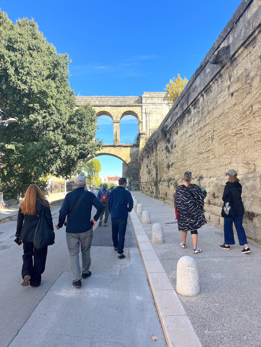 Heading into the city center for a Field Seminar