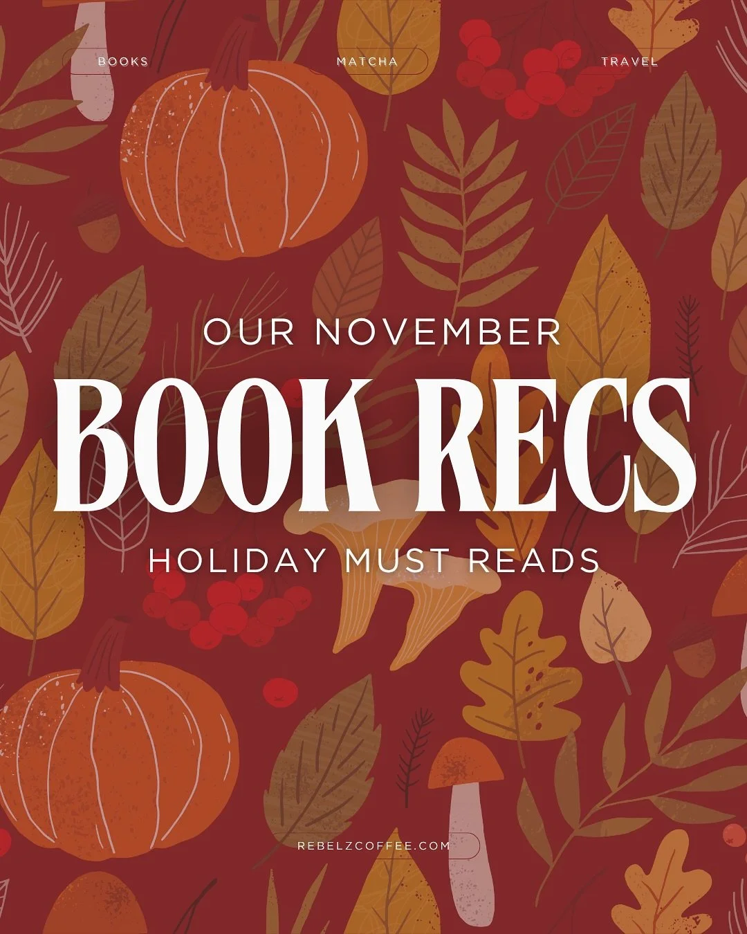 nov reads 🤓🍂 

what are you currently reading? let us know in the comments! ⤵️📚 

#books #fall #reading #barista #coffeeshop #smallbusiness