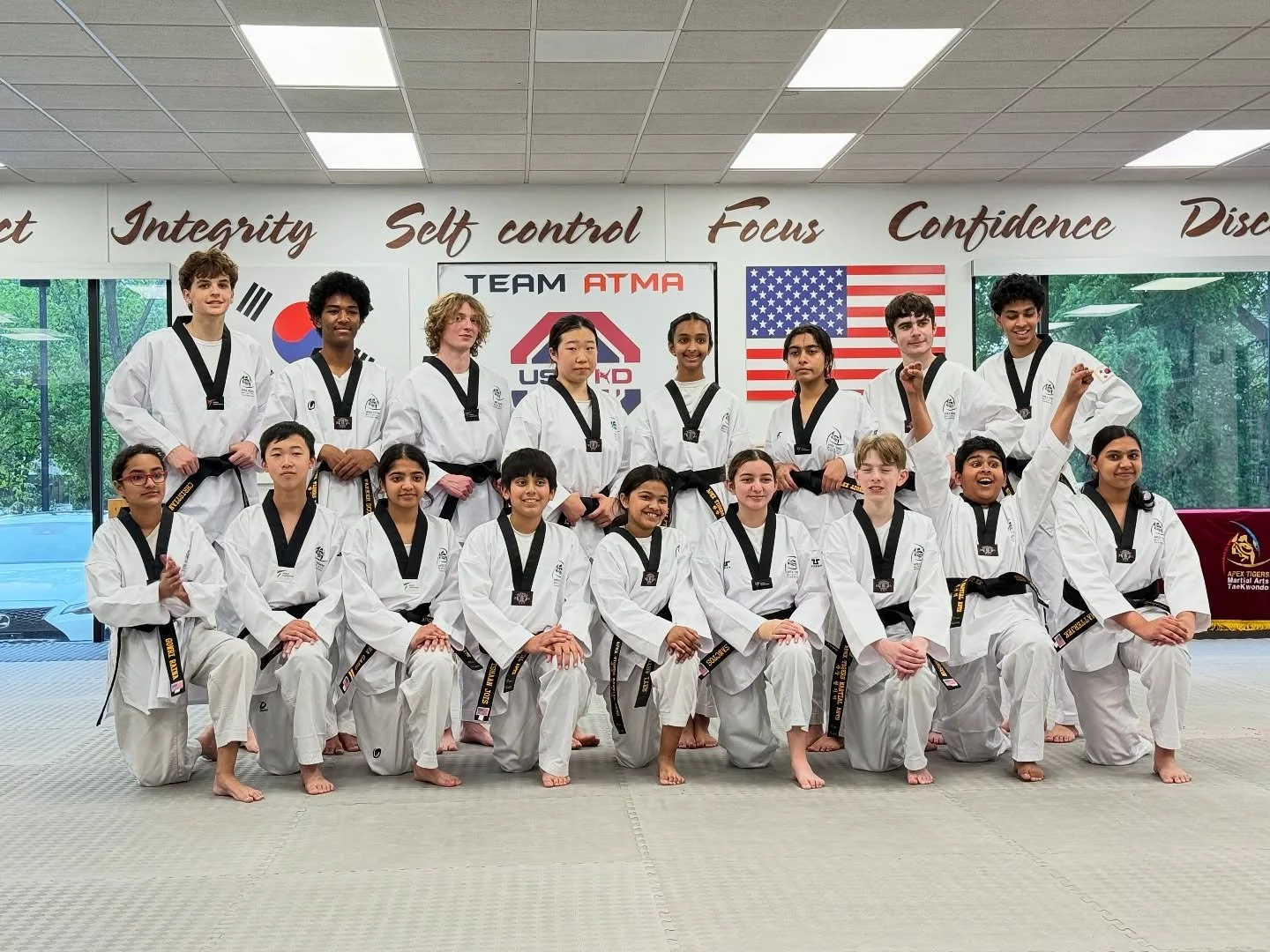 CONGRATULATIONS. 🎉 to our new black belts!! 🥋 

#taekwondo #florhamparknj