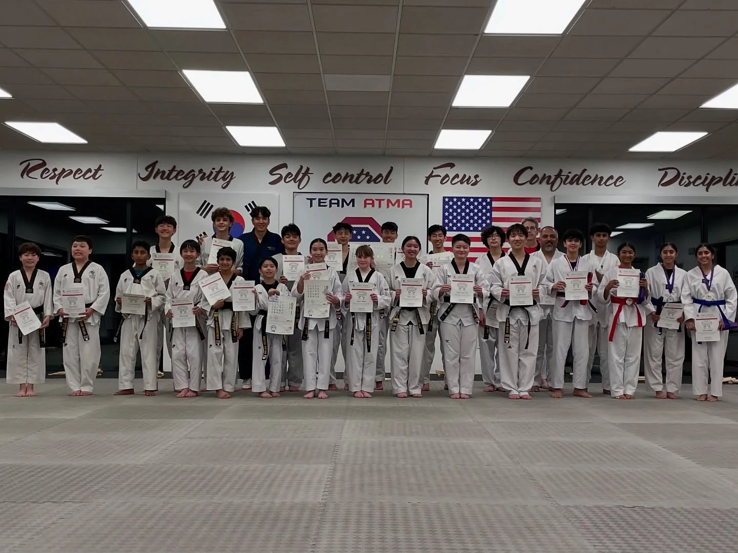 Congratulations to all the students for this month&rsquo;s belt promotion!

#taekwondo