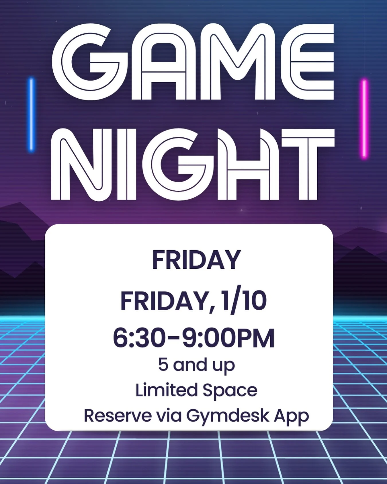 It&rsquo;s on this Friday night!  Register through your membership app!