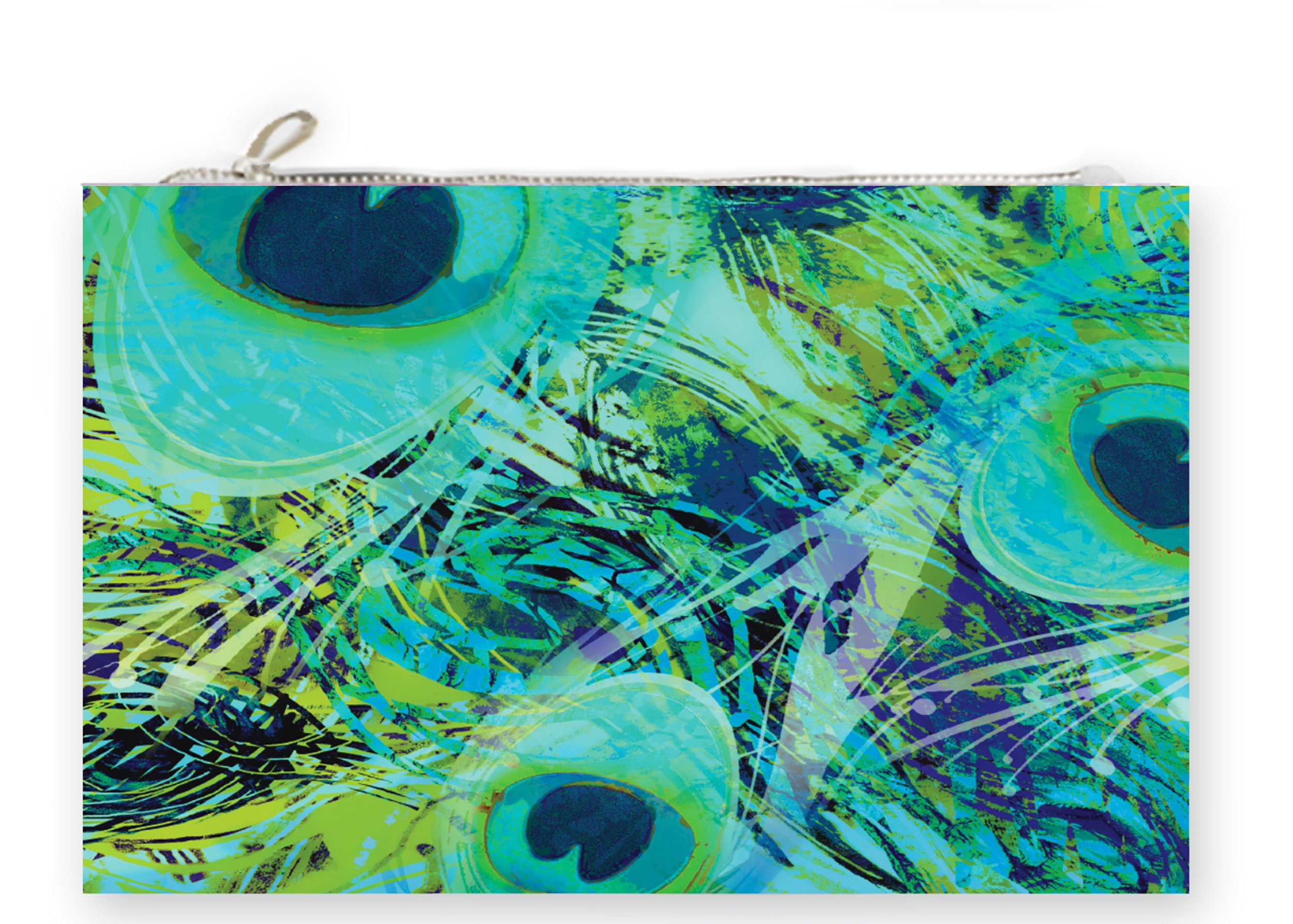 *Peacock le Clutch web rectangle image 2025 LARGE new w zipper.jpg
