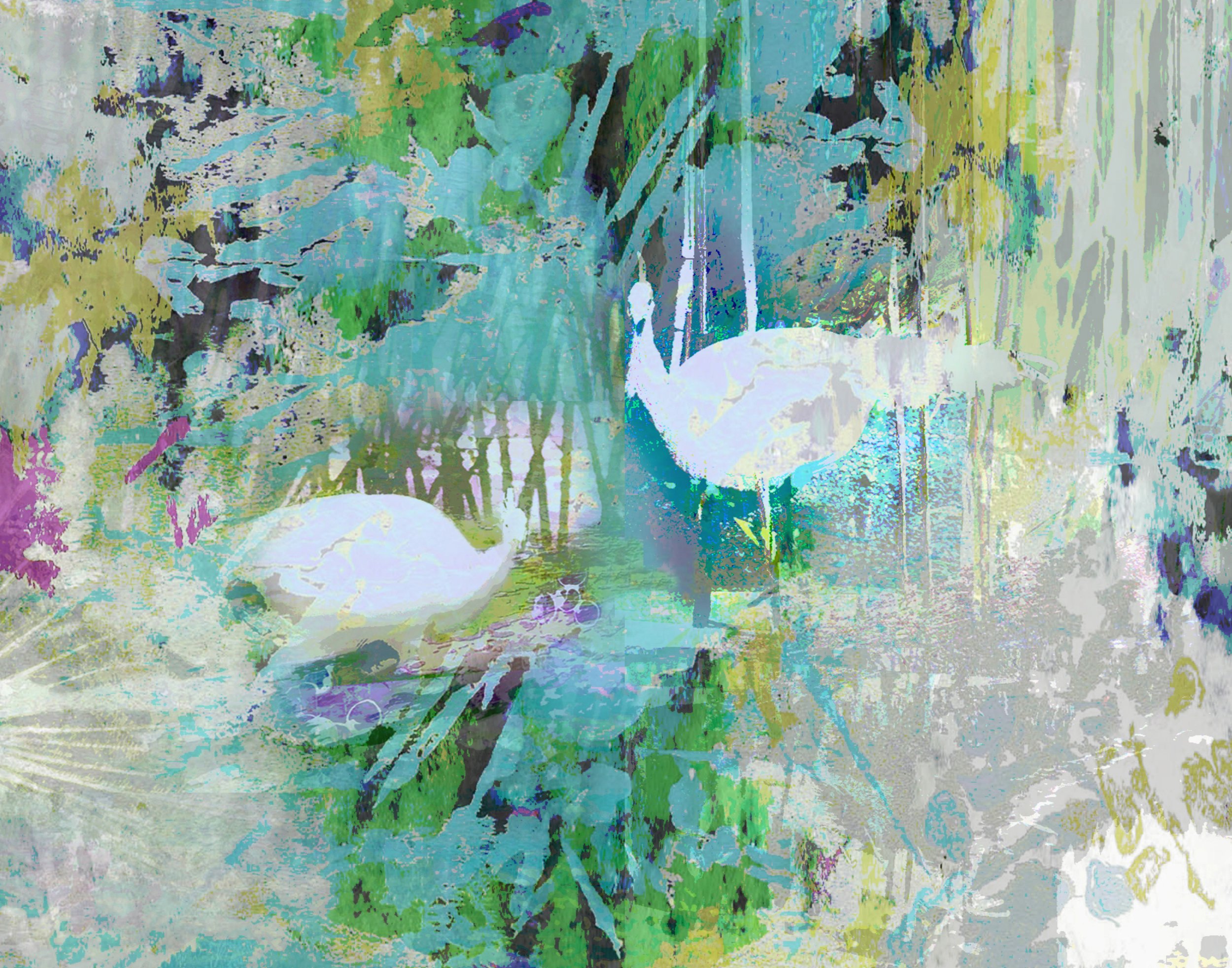 *********White Peacock w Bamboo lV Horizontal 11_14 thumbnail.jpg