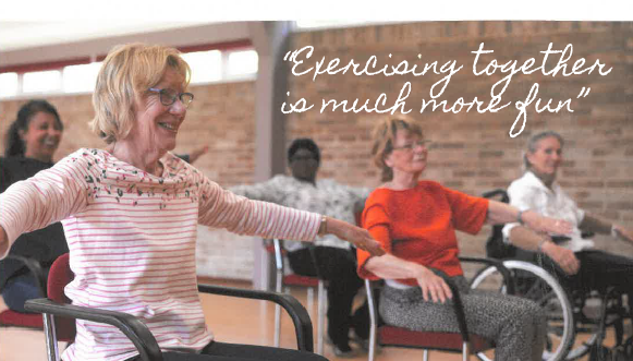 Exercising whilst seated - a new way to 'Thrive'