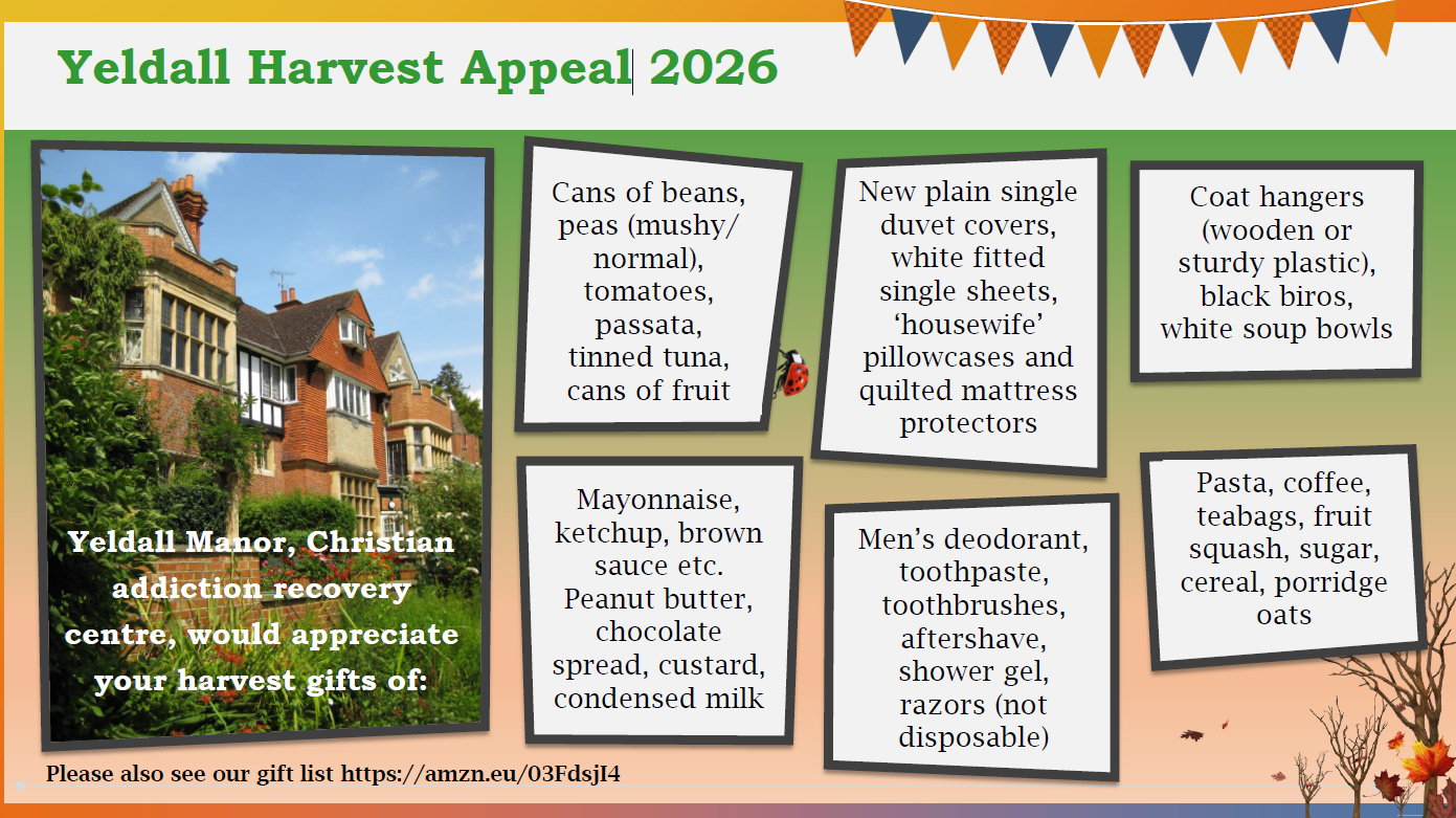 List of items that Yeldall would appreciate such as single duvet covers, fitted sheets, men's toiletries, pasta, coffee and more...