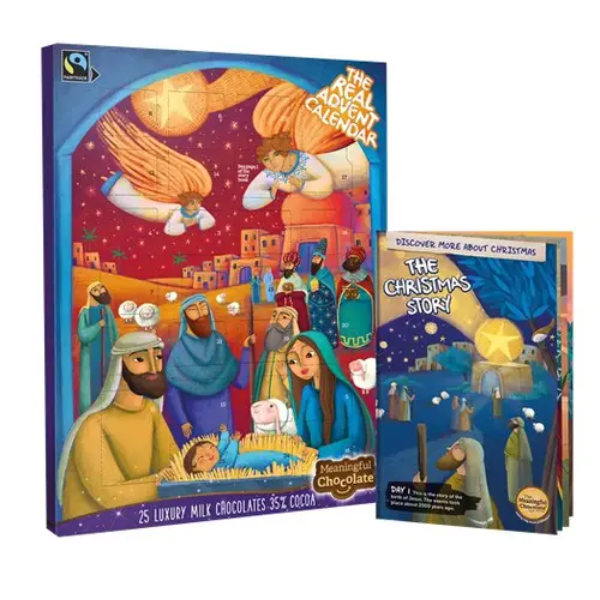 The Real Advent Calendar is a fun way for parents, grandparents and Godparents to share the Christmas story