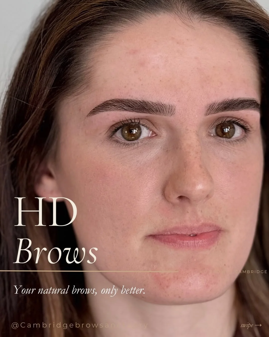 HD Brows isn&rsquo;t about masking what you have &hellip; it&rsquo;s about enhancing it 🤎

Every treatment includes a relaxing brow massage to relax the mind and facial features, followed by custom tinting to enhance the baby hairs you didn&rsquo;t 