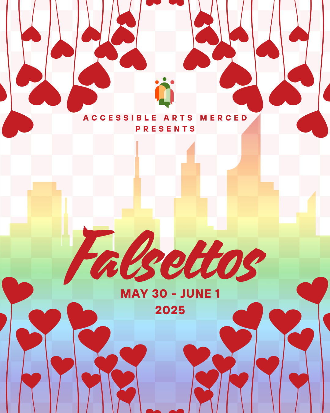 Poster for Falsettos musical
