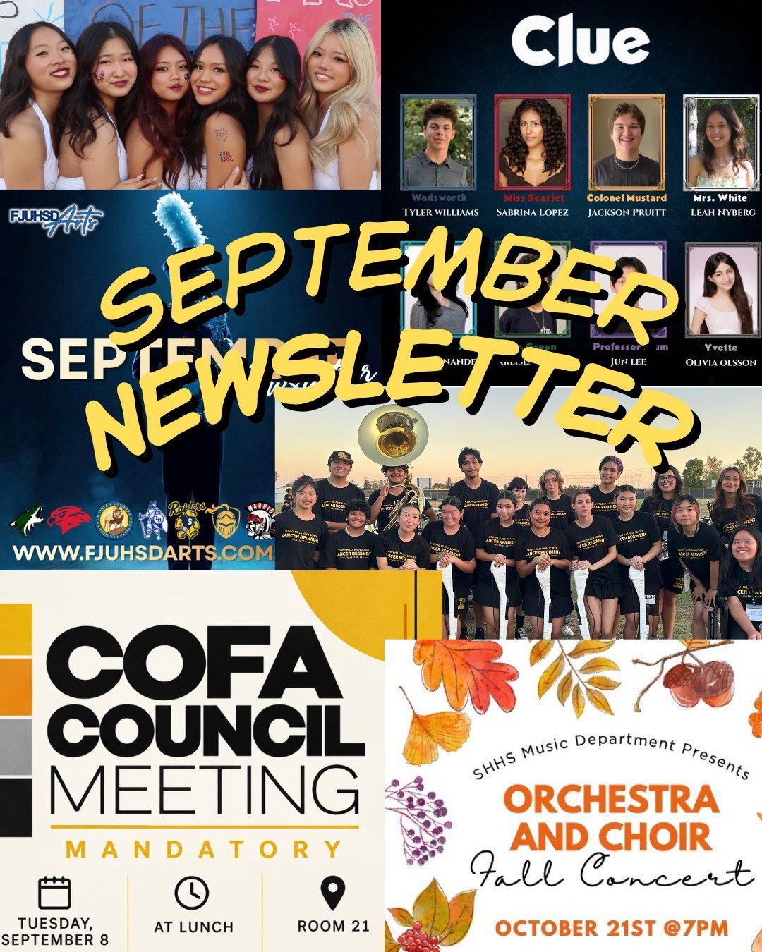 September Newsletter is here! Click the link in our bio to see what's happening😃 #sunnyhills #highschool #cofa #lgilancers
