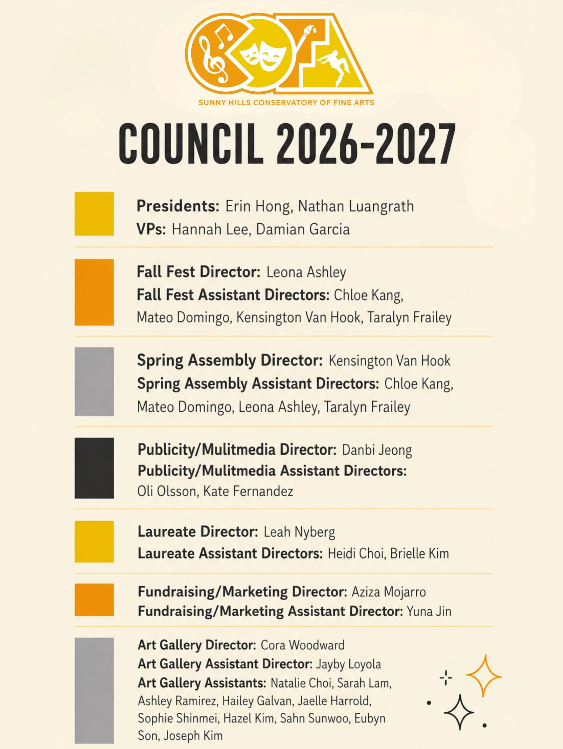 Hello 26-27 COFA council 👀 ✨