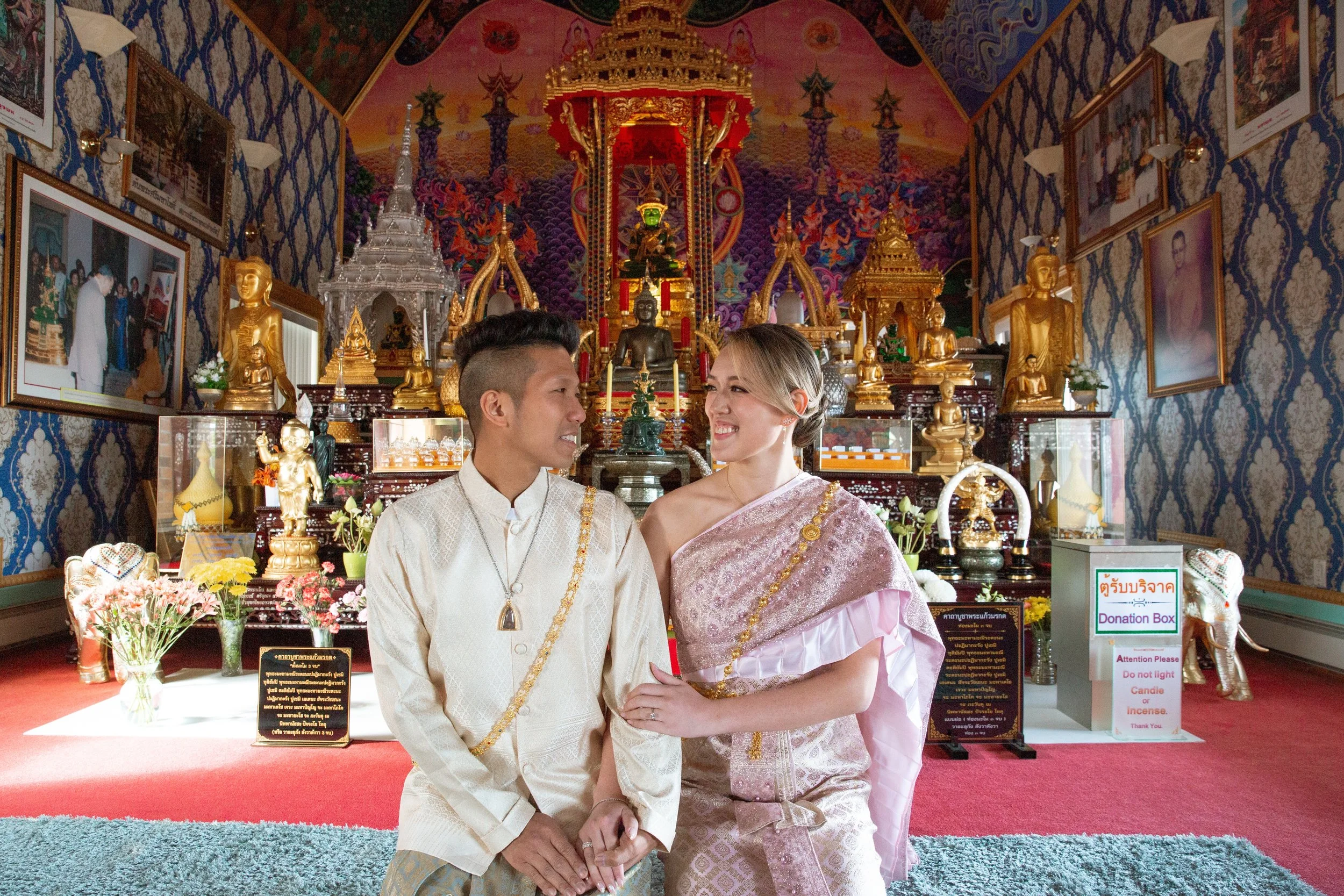 thai asian wedding ceremony photography queens new york city