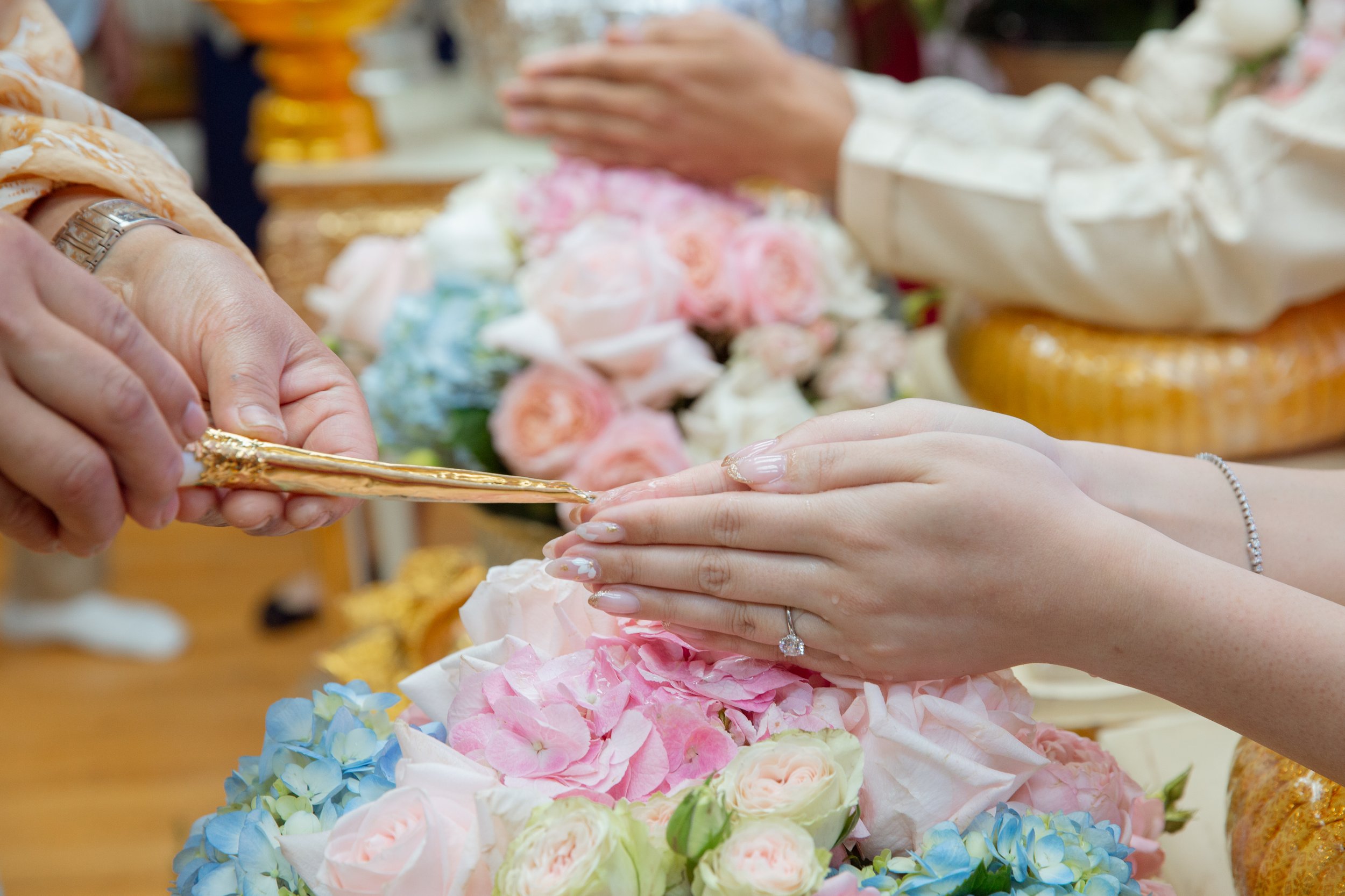 thai asian wedding ceremony photography queens new york city