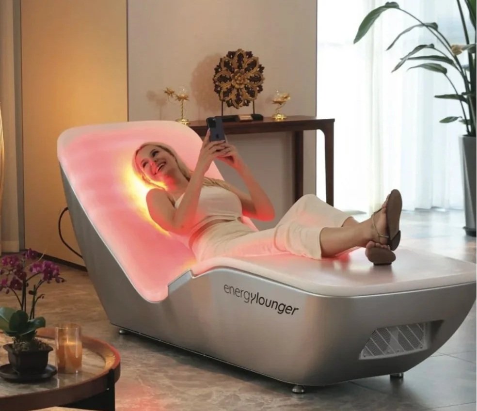 Red light therapy at Recharged IV Functional Wellness