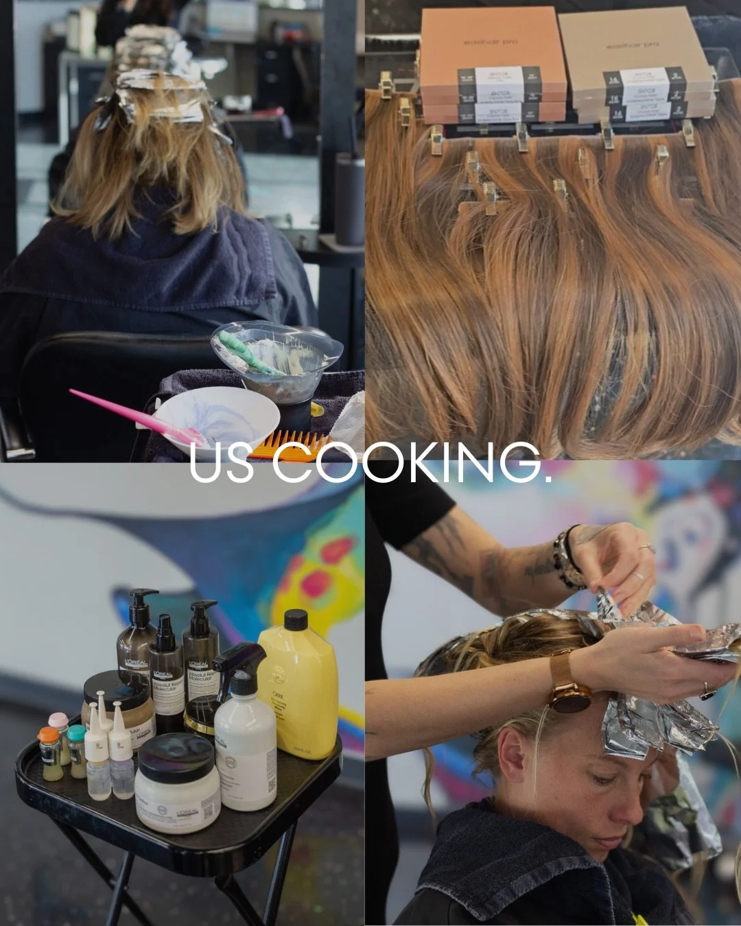 We&rsquo;re cooking&hellip; and then we&rsquo;re serving.

From foils and formulas to glossy, dimensional color that actually fits you. That&rsquo;s the process.

Custom placement. Thoughtful toning. Healthy shine. Every step matters if you want colo