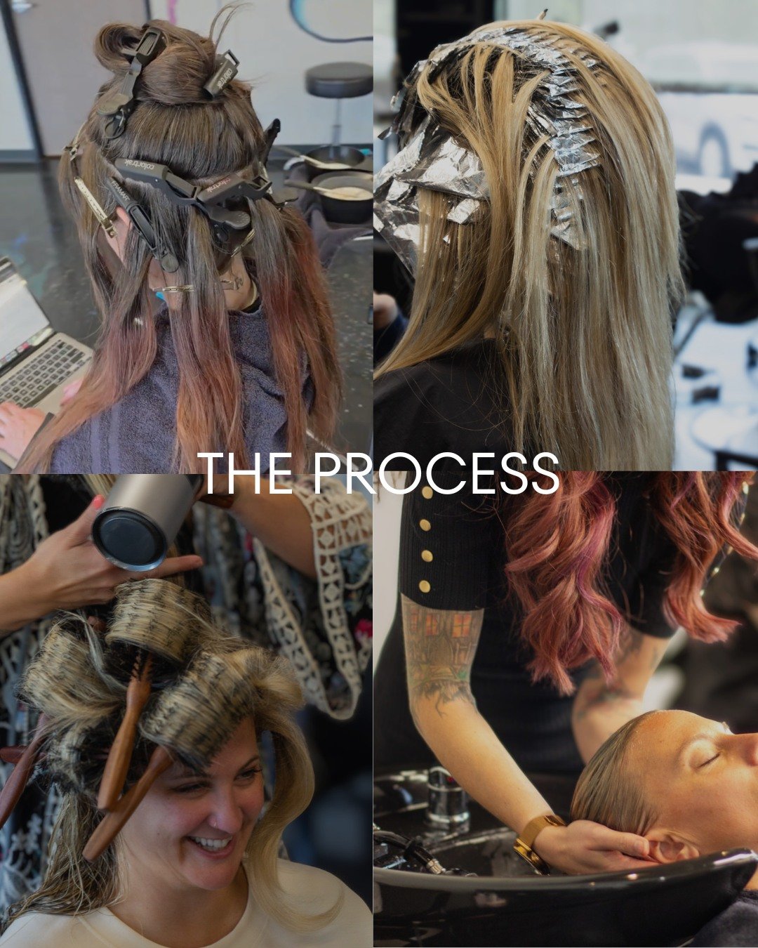 The process vs. the results.

Color by Katie Todd at Salon Kreed. Every foil, every rinse, every blowout with intention. Colorado Springs, book your seat at the link in bio.