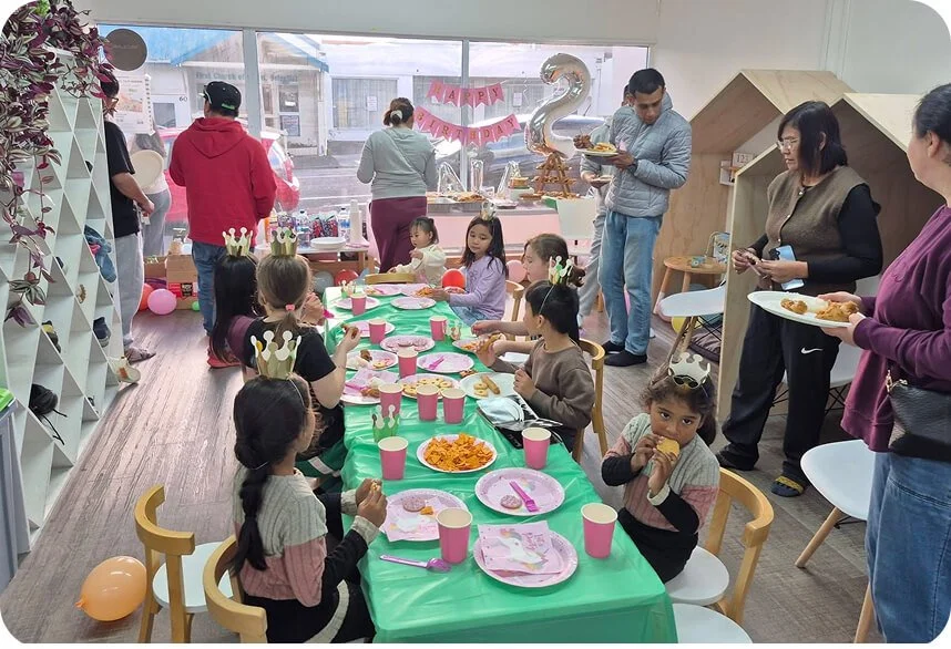 Children's birthday party at Little Nui in Whanganui