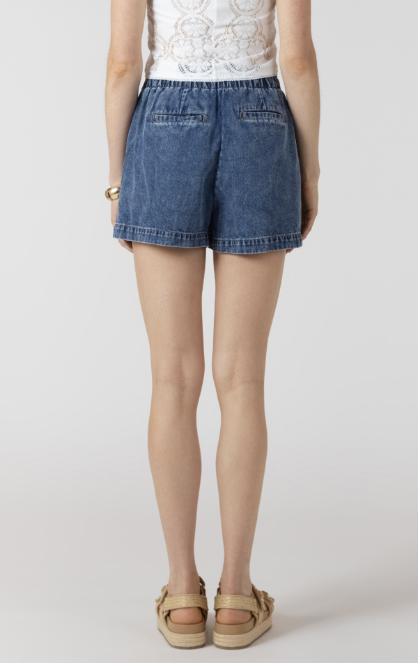dex drawstring denim short back