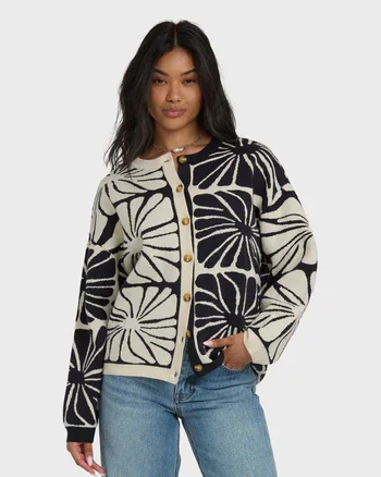 Billabong Overheated Cardi- Black Sands