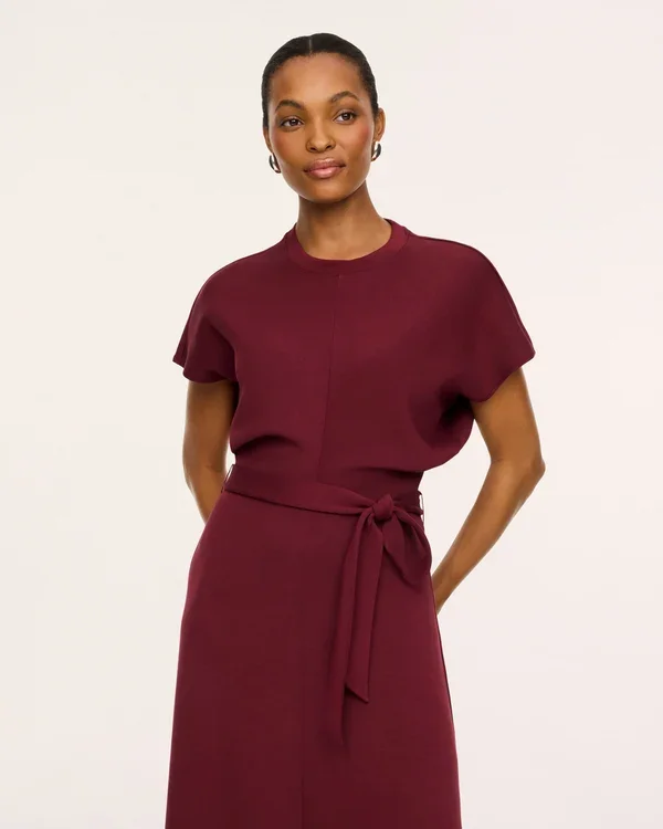 spanx vino short sleeve dress