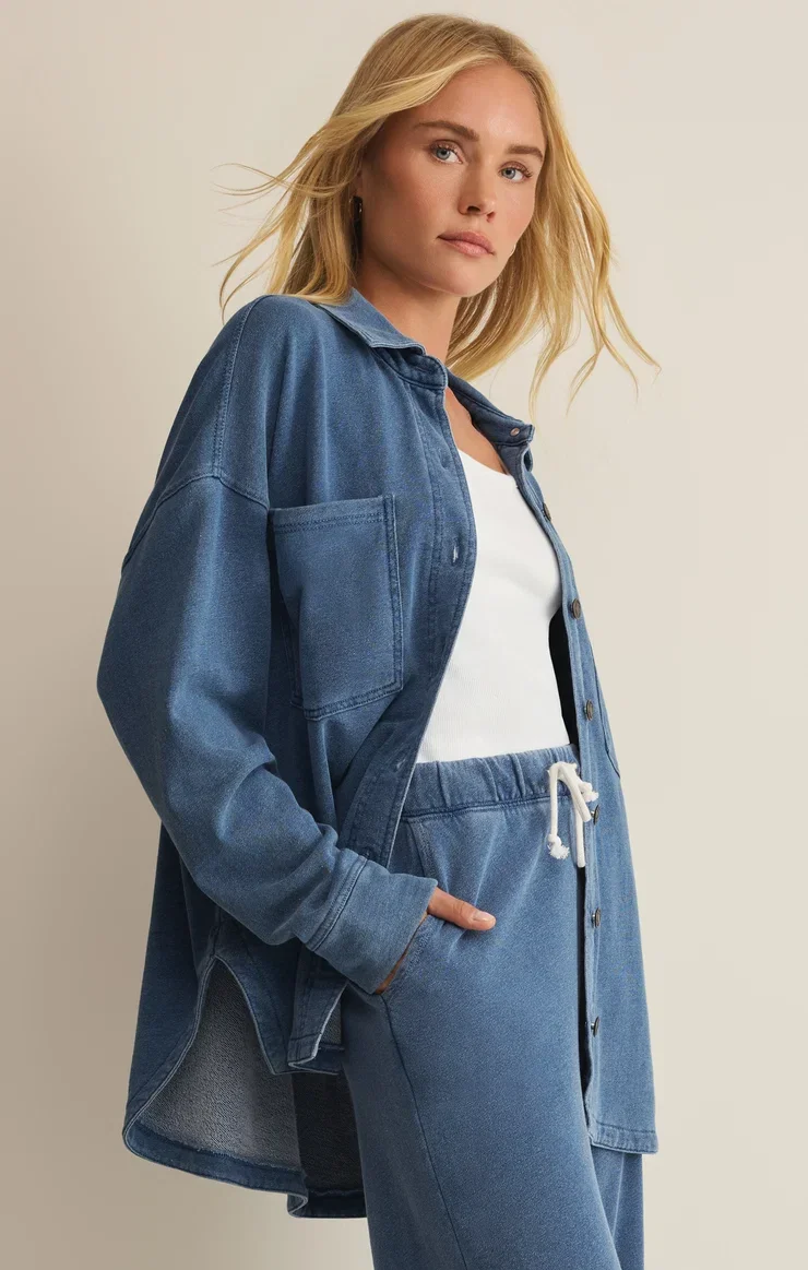 calypso blue jacket z supply