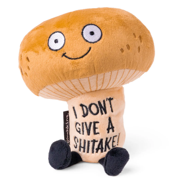 "I Don't Give A Shitake" Mushroom Plush