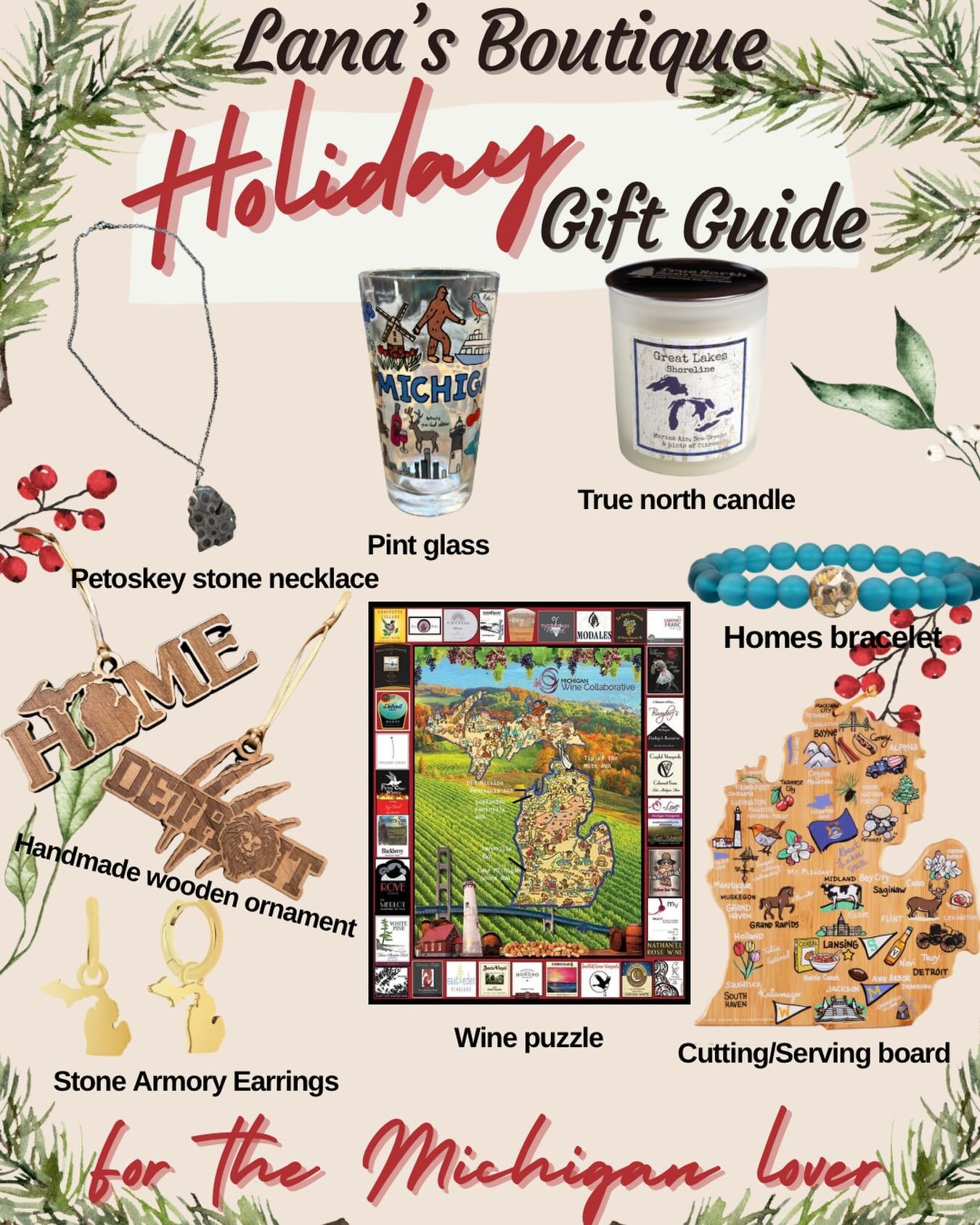 Endless options of gifts for those who love our great state! Come on in an find exactly what you need today! ✨

#smallbusiness #christmashoppingtime #michigangiftideas