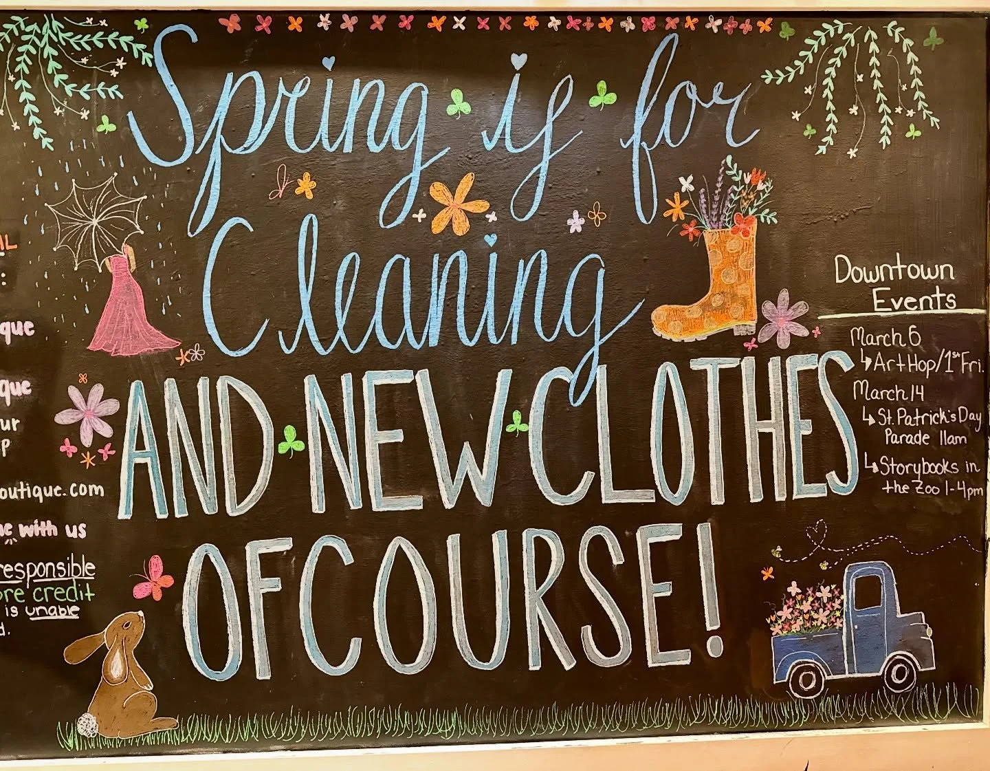 Spring is 17 days away!! 🌷
Plus this Friday in March is Art Hop / First Friday &mdash; come shop all our new spring styles ✨💛 

#arthop #firstfriday #downtownkalamazoo #lanasboutique