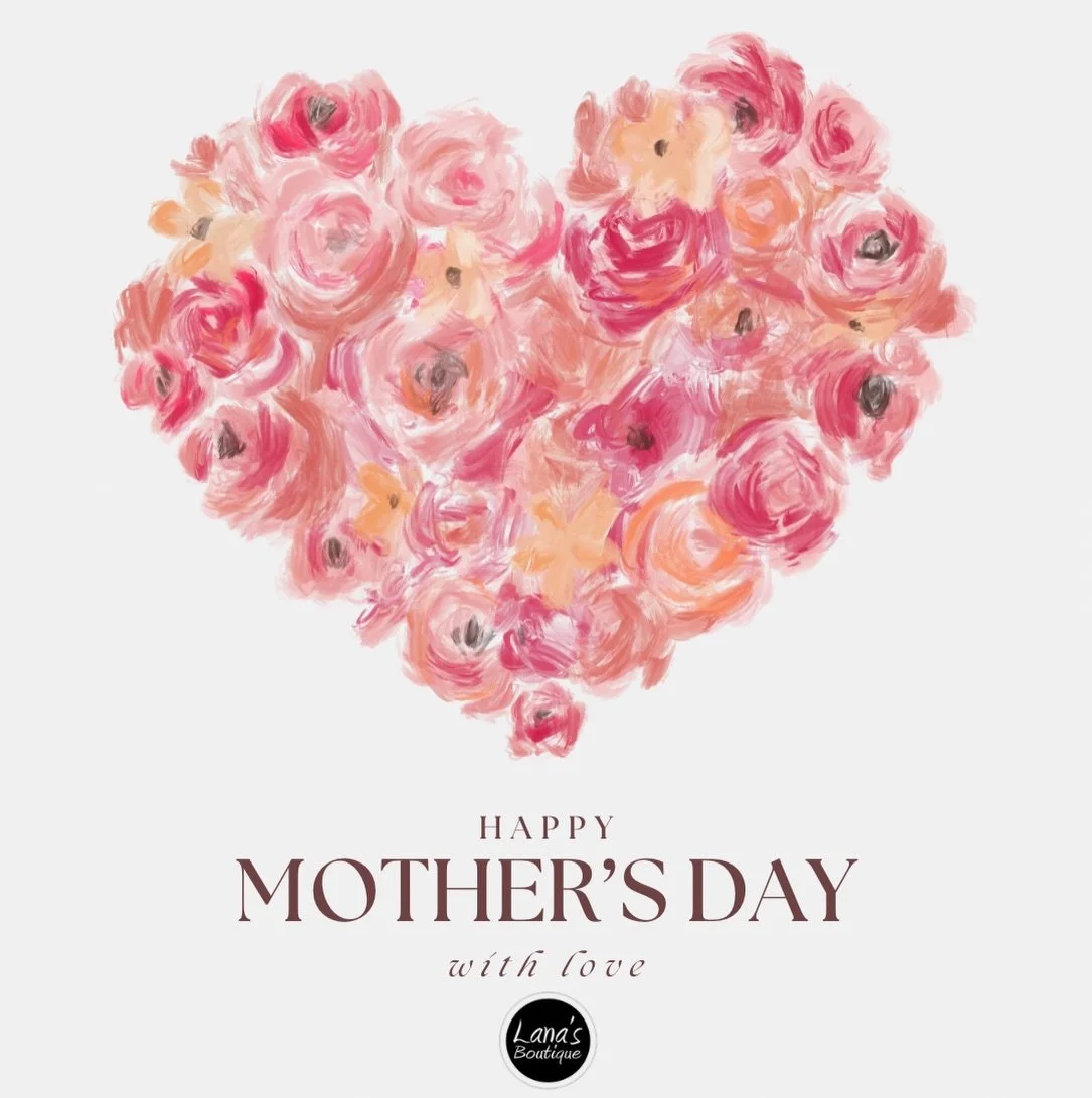 Happy Mother&rsquo;s Day to all the amazing moms, bonus moms, grandmas, dog/cat moms, and mother figures 💐
Thank you for all that you do. Today we celebrate YOU! 🤍 

💜With love, 
Lana&rsquo;s Boutique