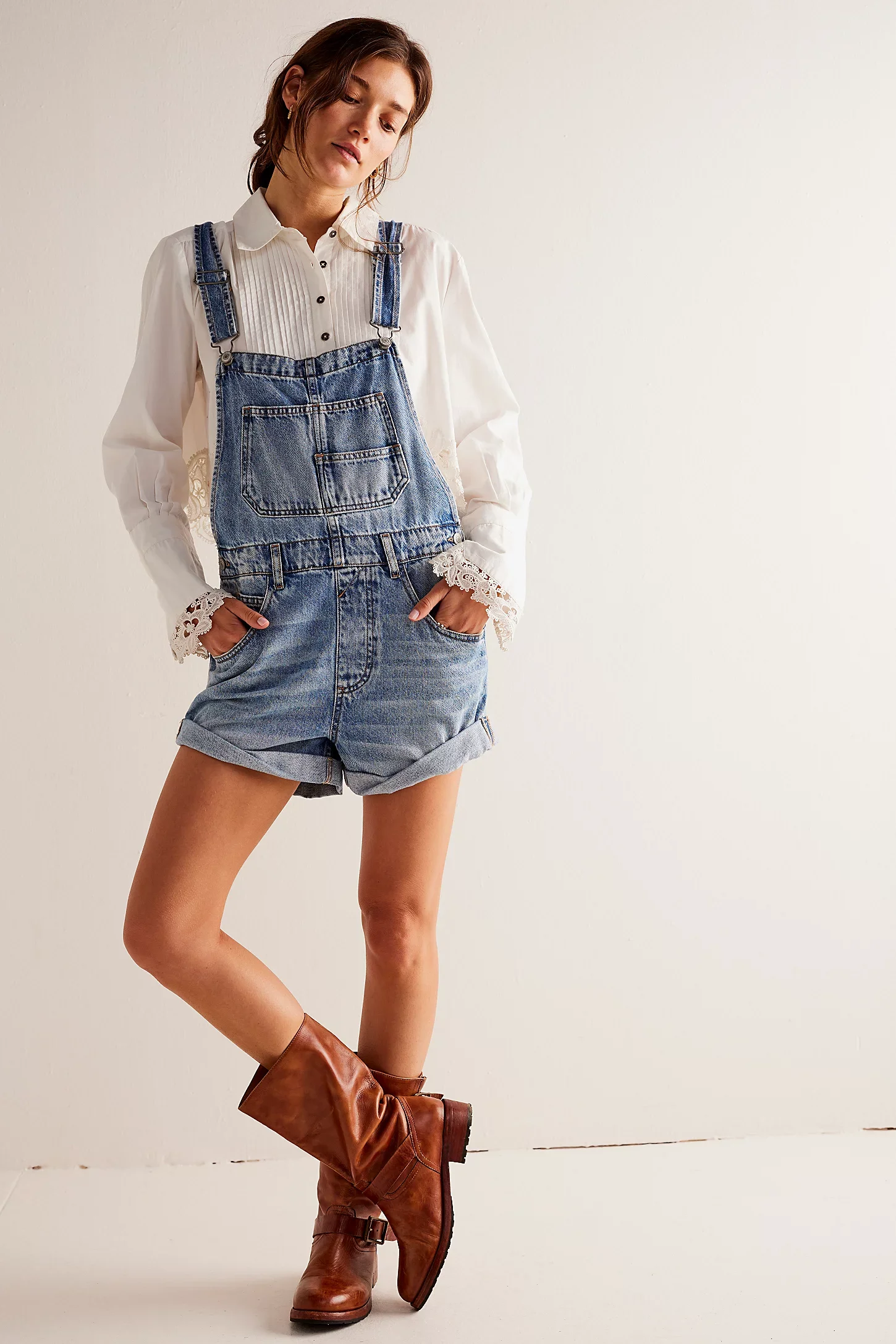 Free People Ziggy Shortalls