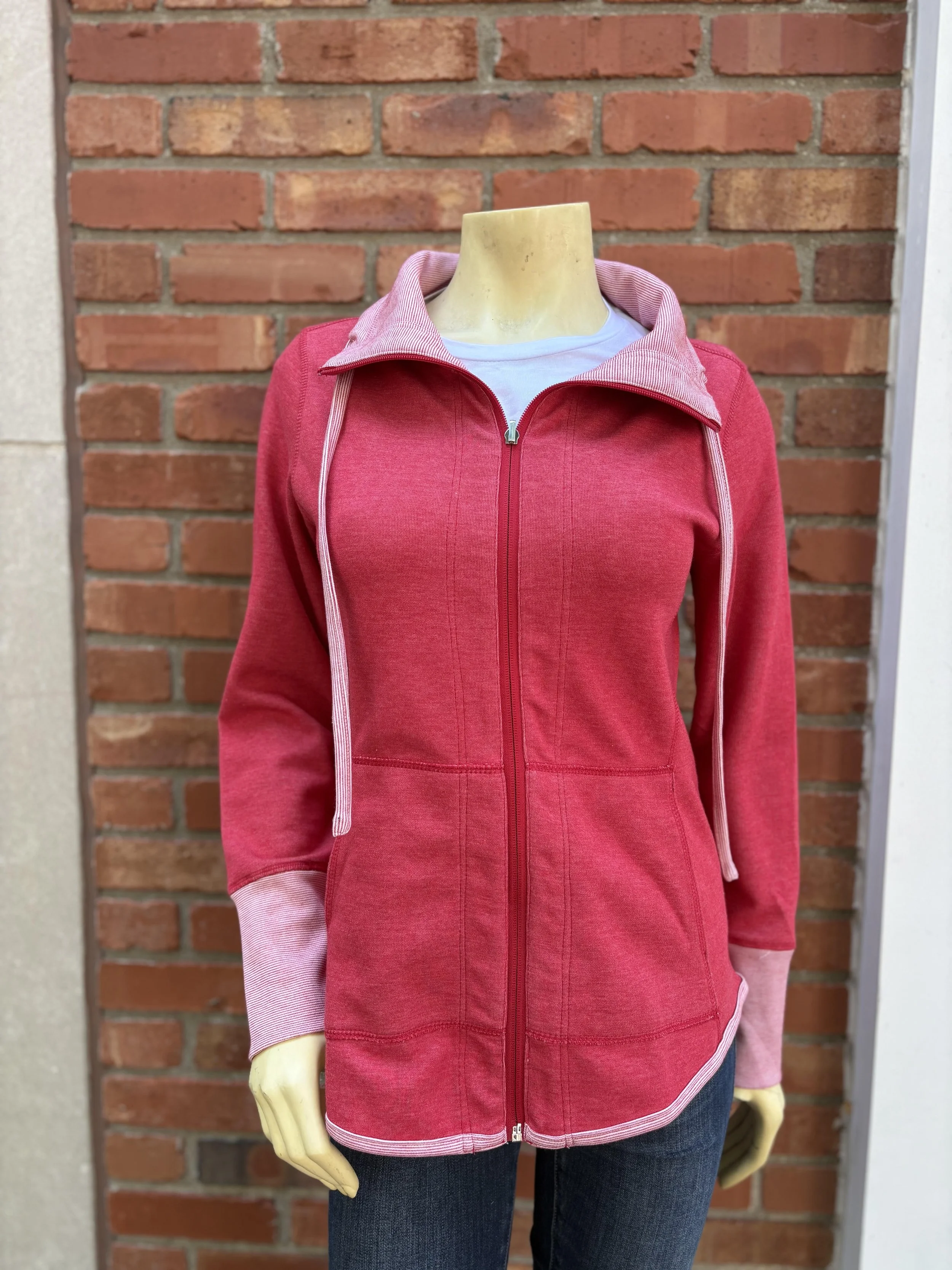 womens lylu b jacket crimson
